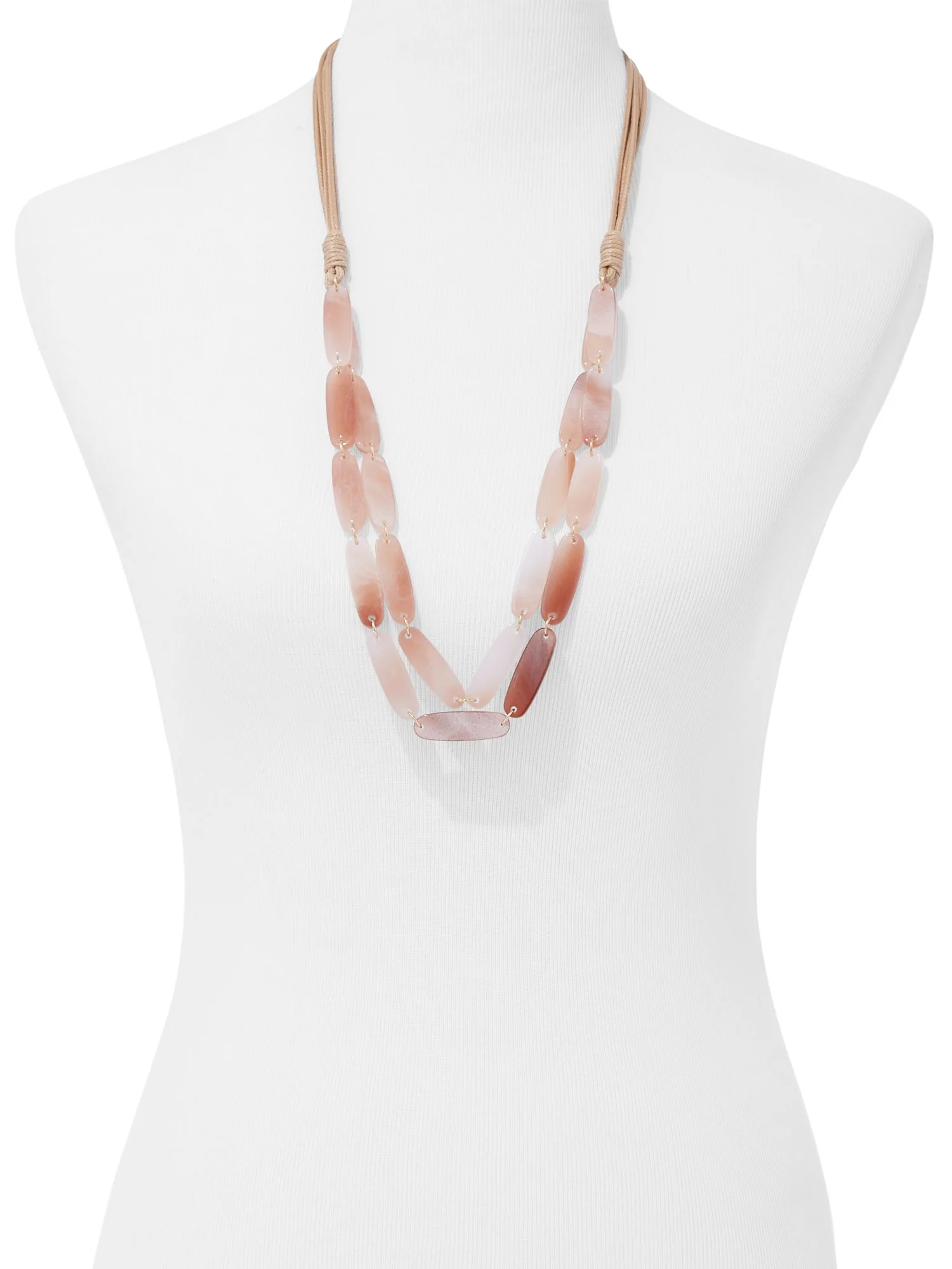 Double-Row Beaded Necklace - Image 2