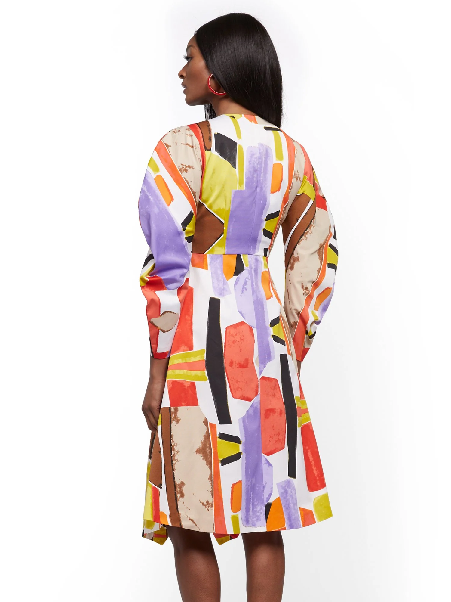 Dramatic Wrap Dress - Image 3