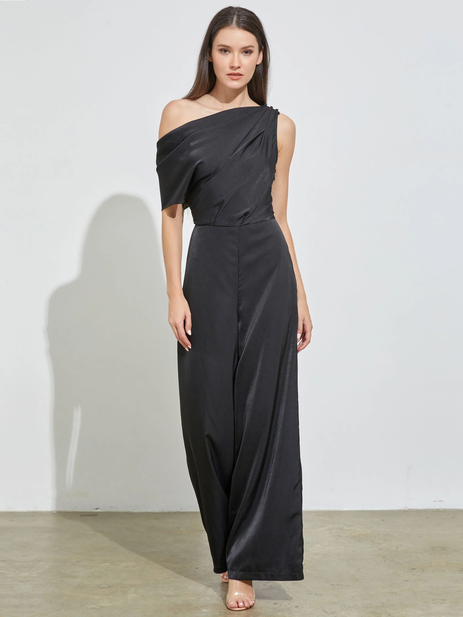 Do+Be Draped Shoulder Jumpsuit - Brands We Love