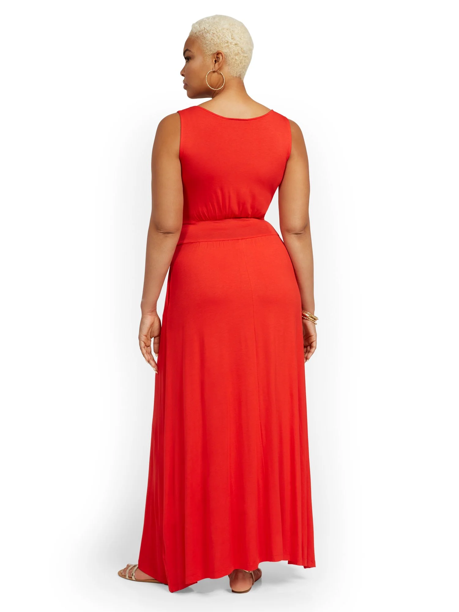 Drapey Scoopneck Maxi Dress - Image 9