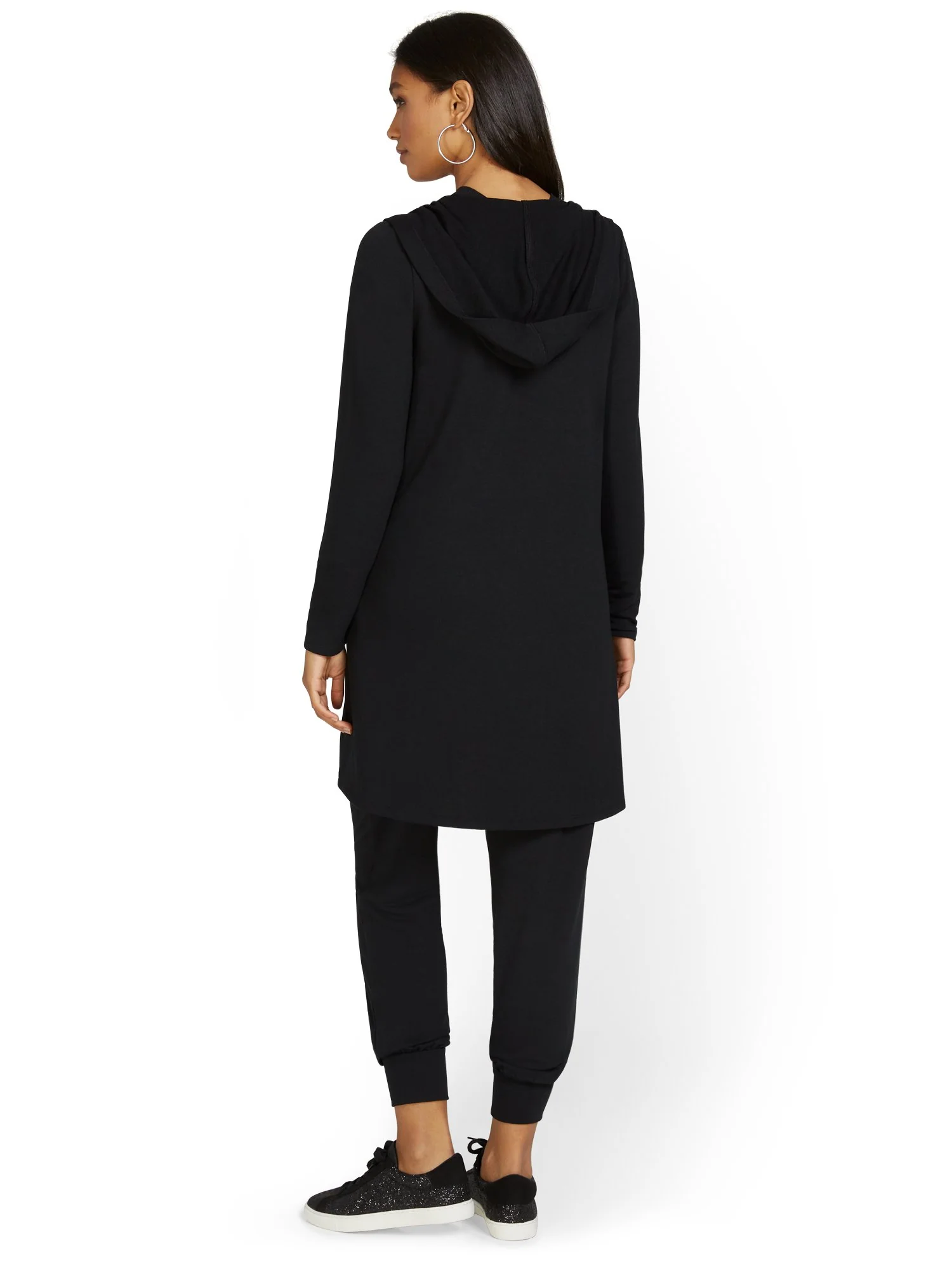 Dreamy French Terry Hooded Cardigan - Image 3