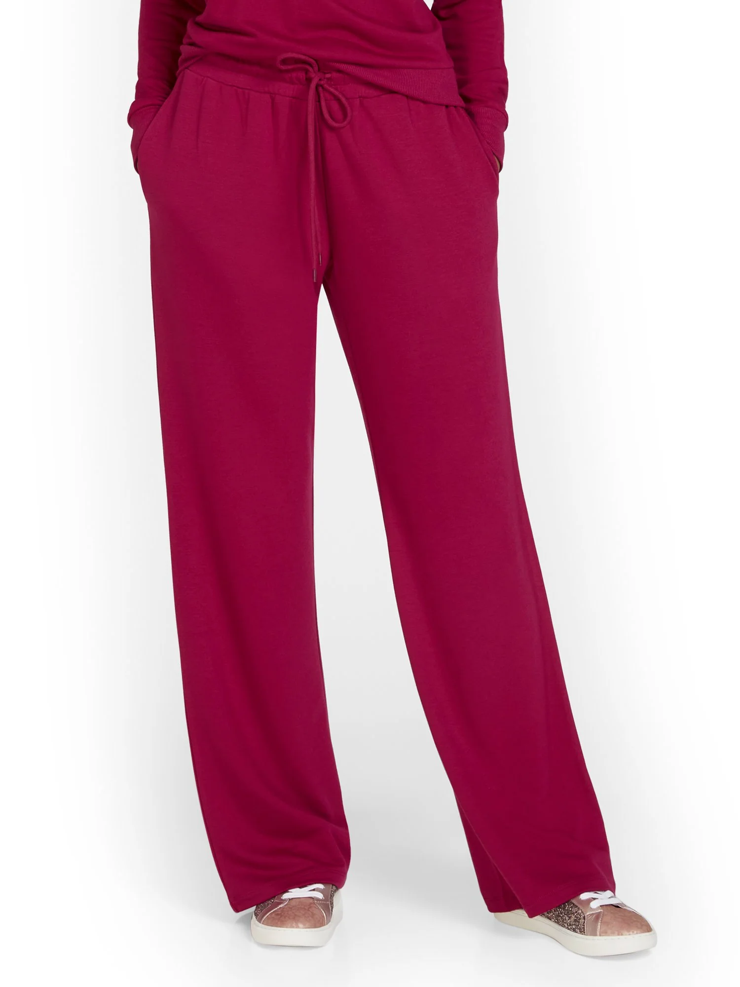 Dreamy French Terry Wide-Leg Pant - Image 13
