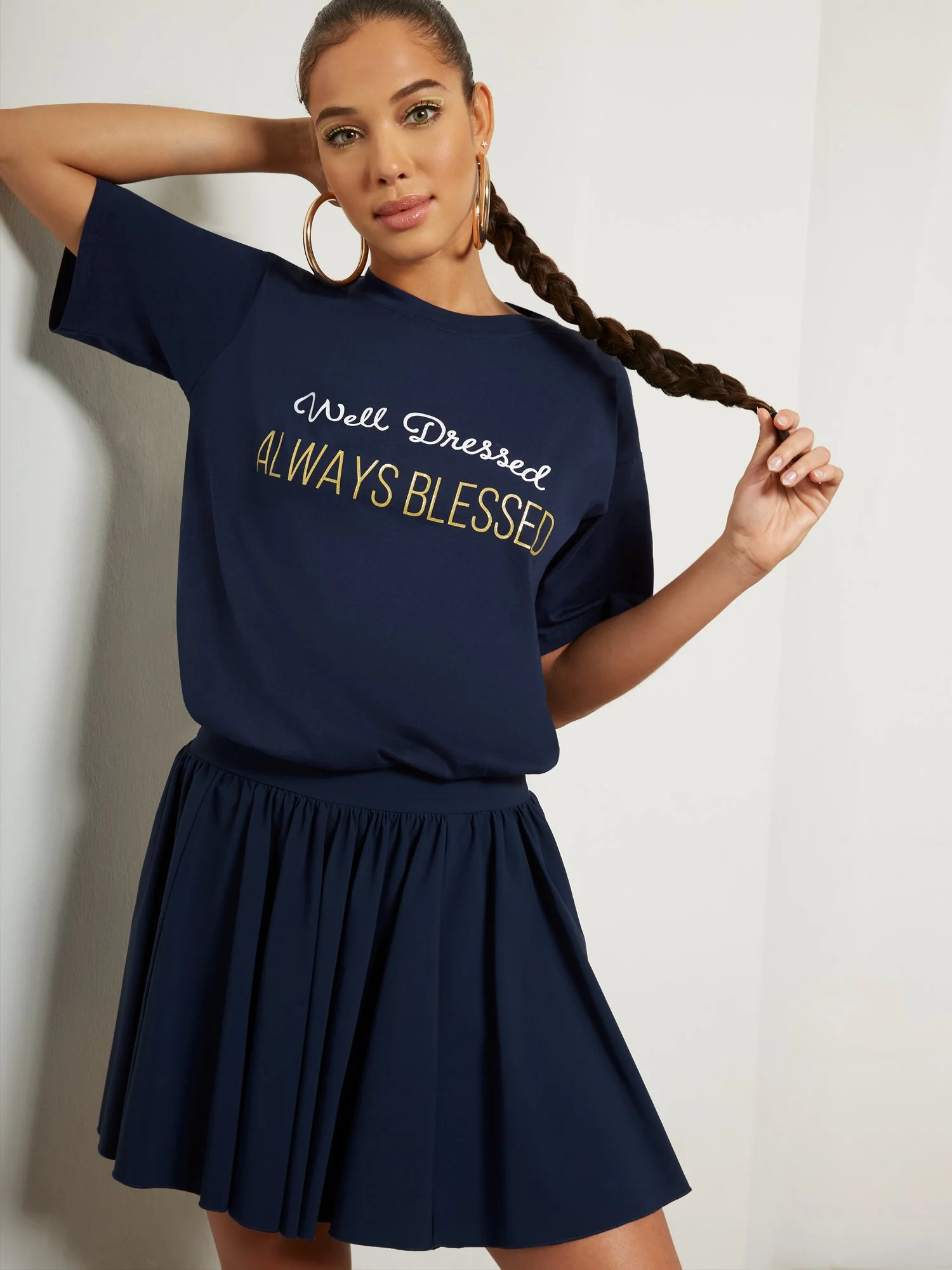 Dressed & Blessed Oversized Tee - Image 2