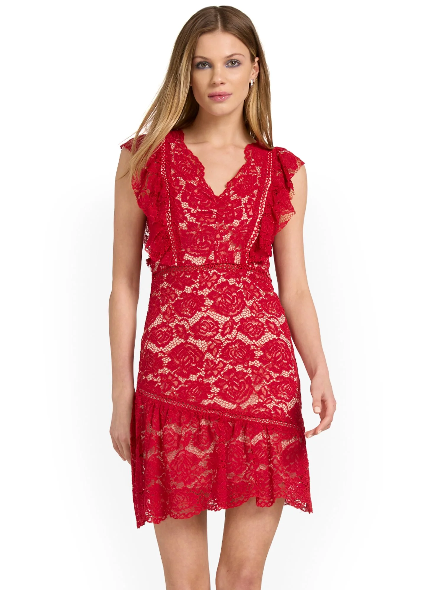 Lena Drop-Waist Lace Dress - Brands We Love