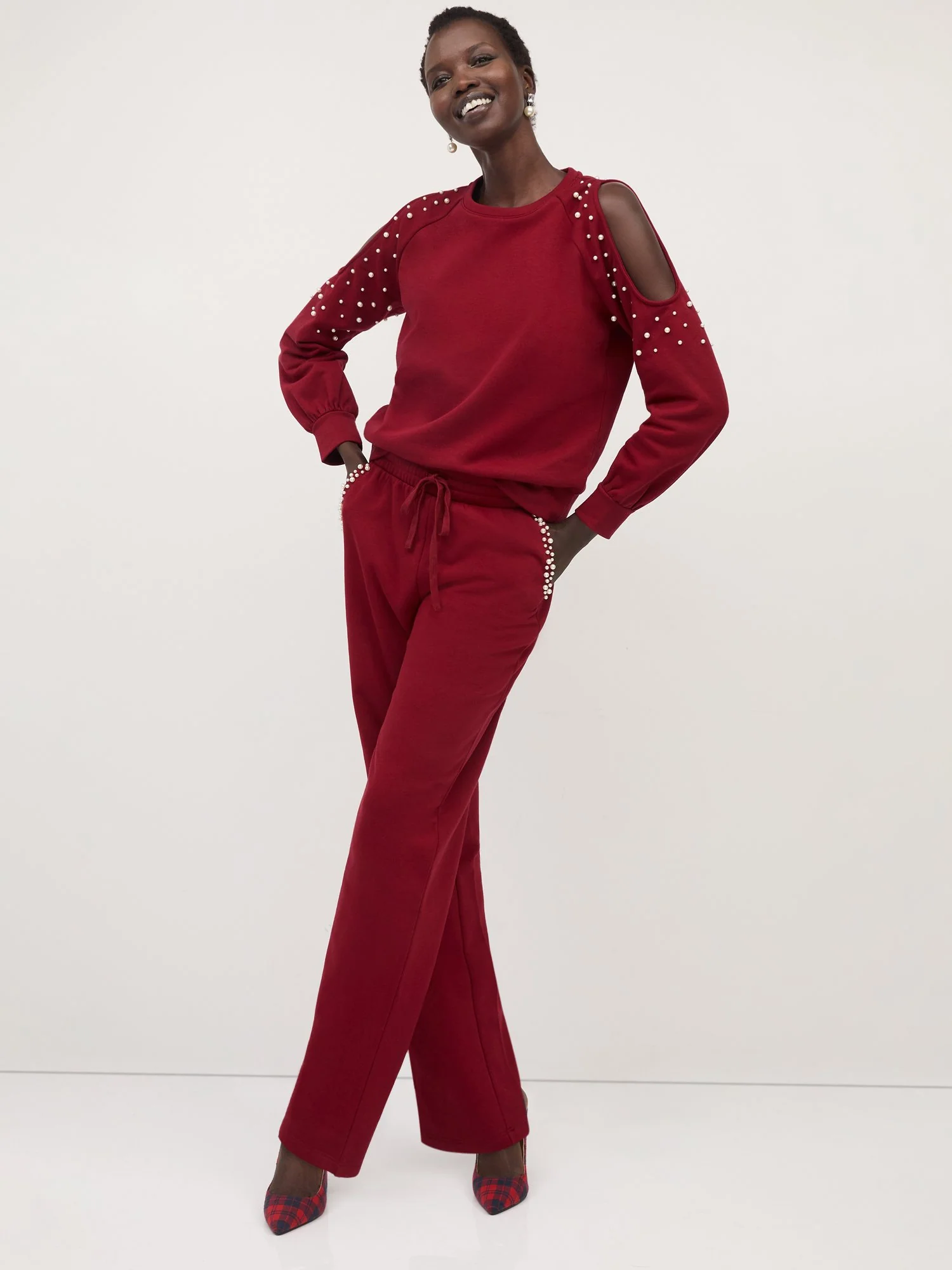 Embellished-Accent Straight-Leg Pant - Image 5