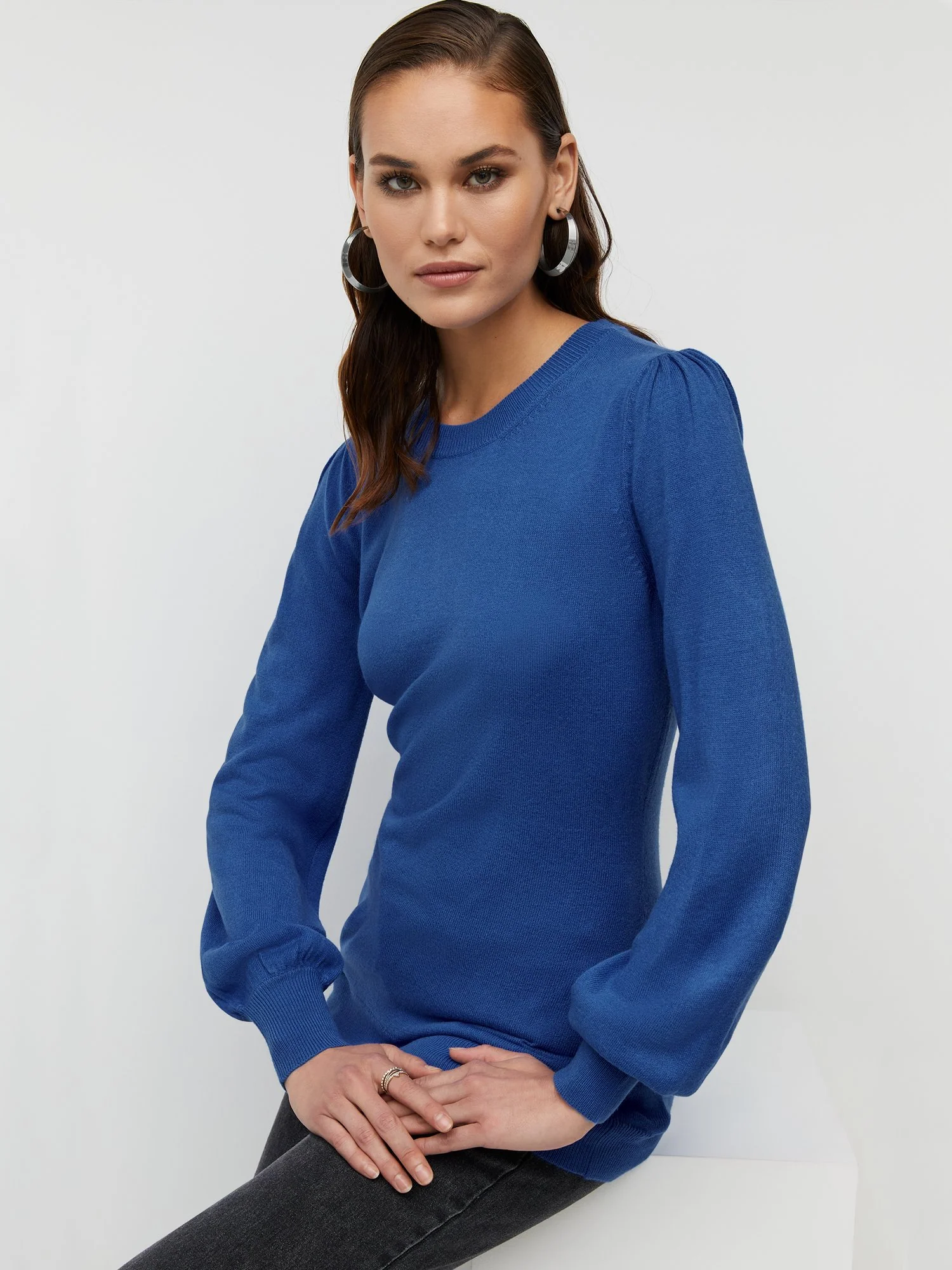 Essential Puff-Sleeve Sweater - Image 14