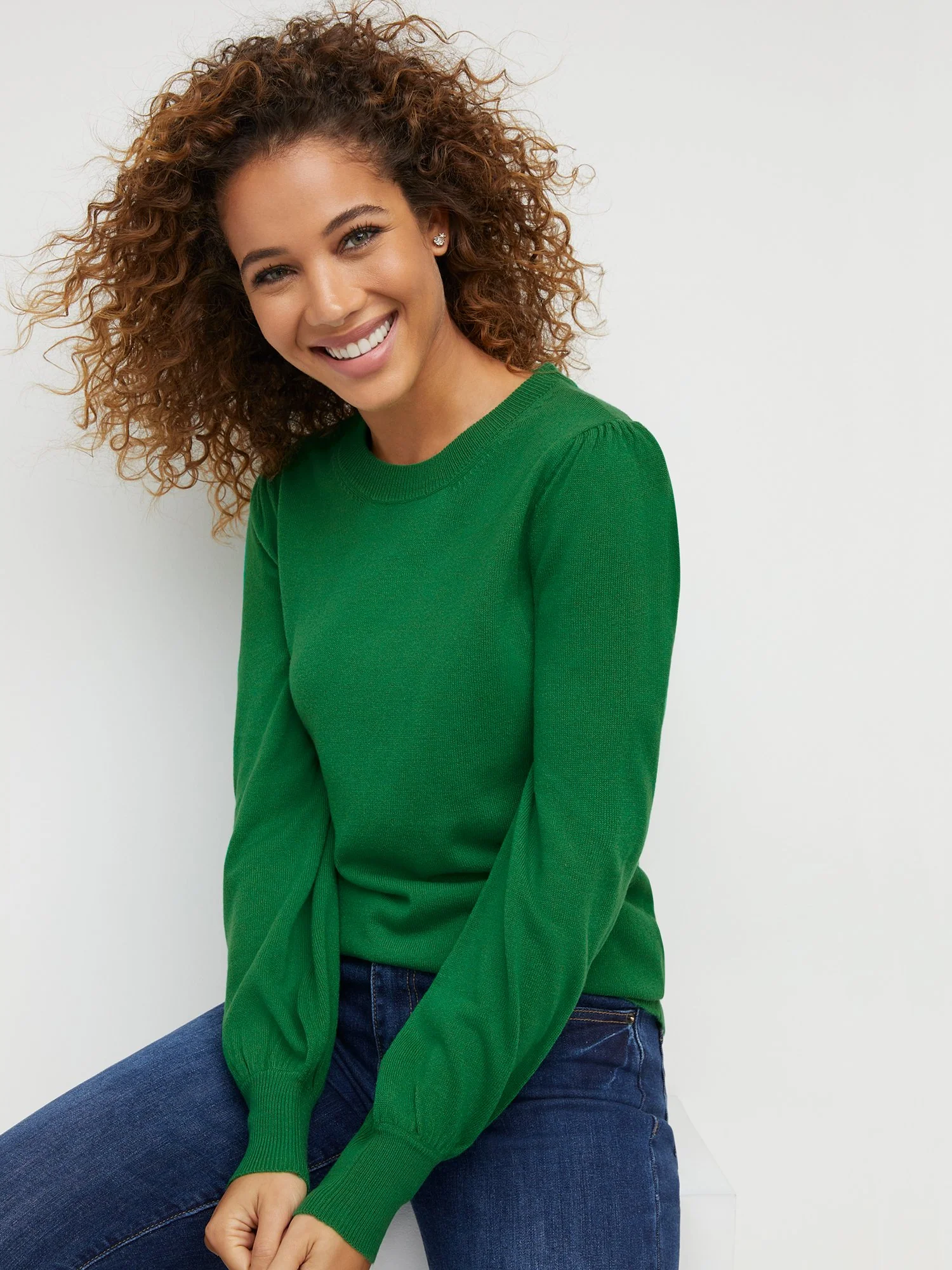 Essential Puff-Sleeve Sweater - Image 5
