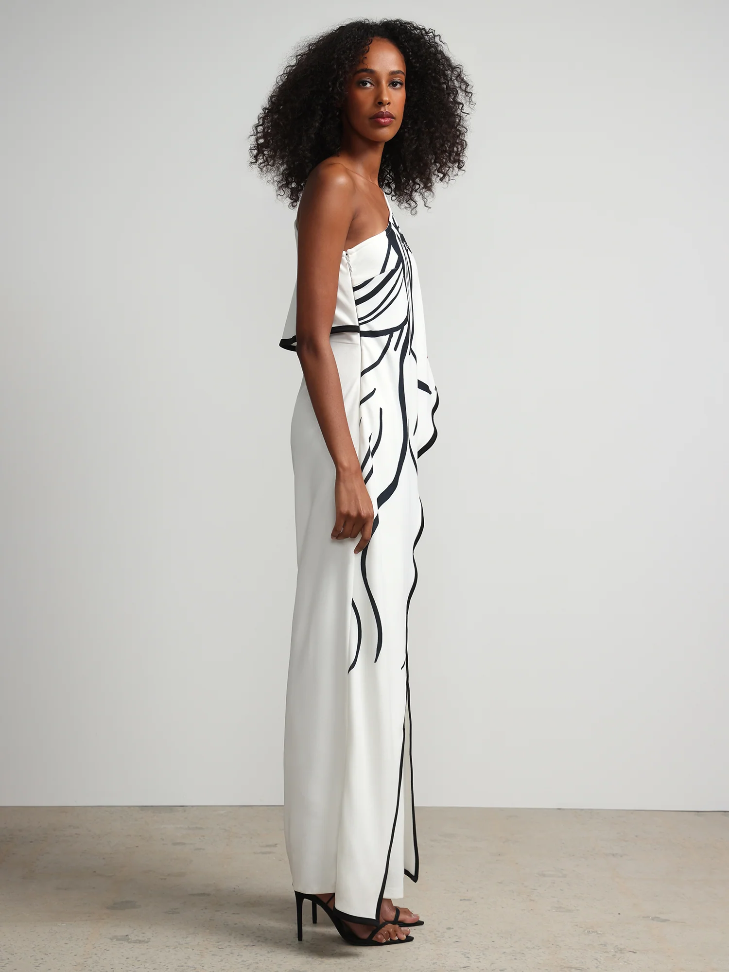 Face-Print Jumpsuit - Magic Crepe® - Image 2