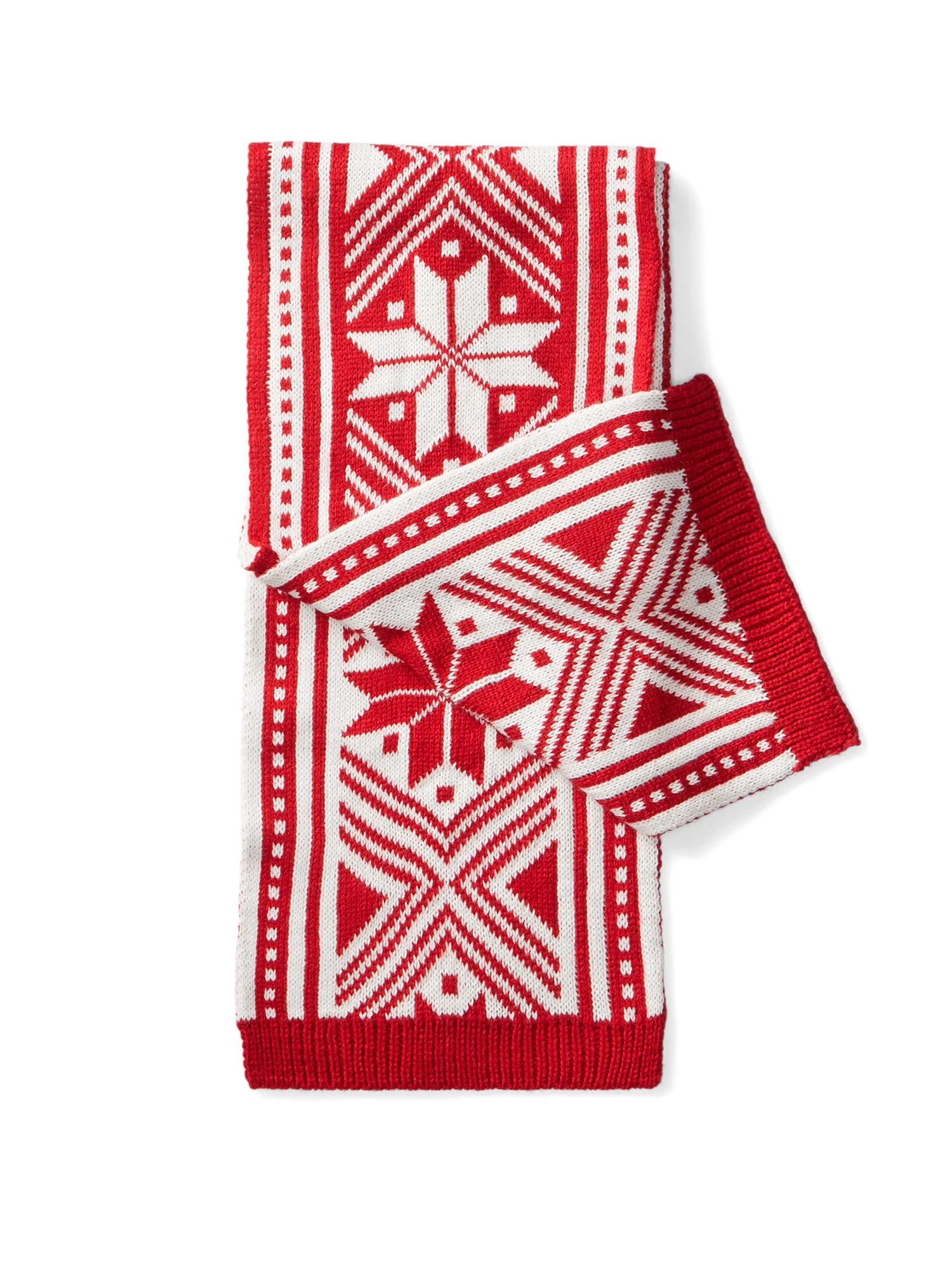Fair Isle Knit Scarf - Image 3