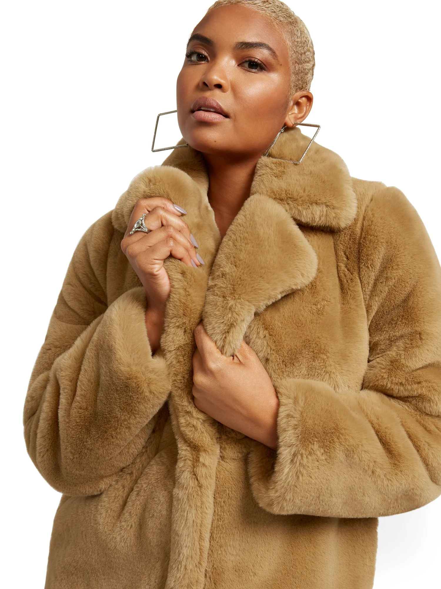 Faux-Fur Coat - Image 4