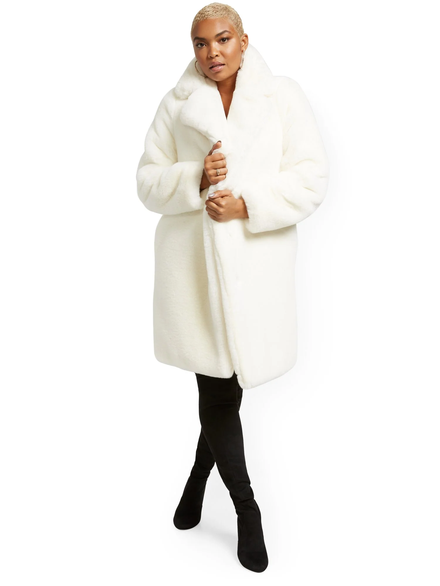 Faux-Fur Coat - Image 6