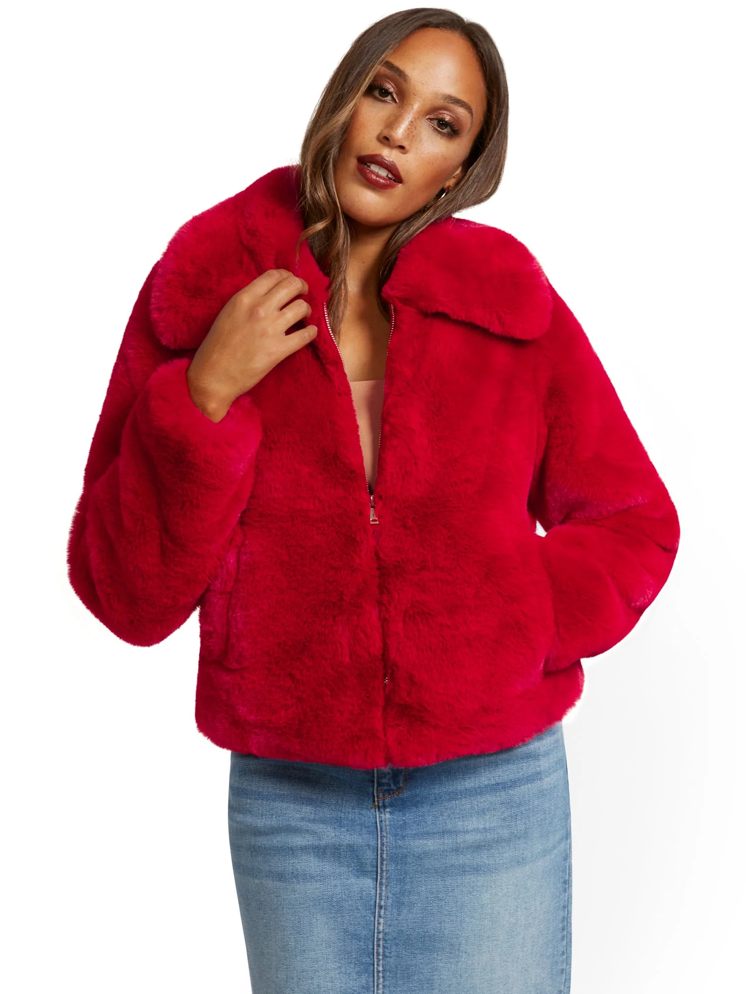 Faux-Fur Jacket - Image 14