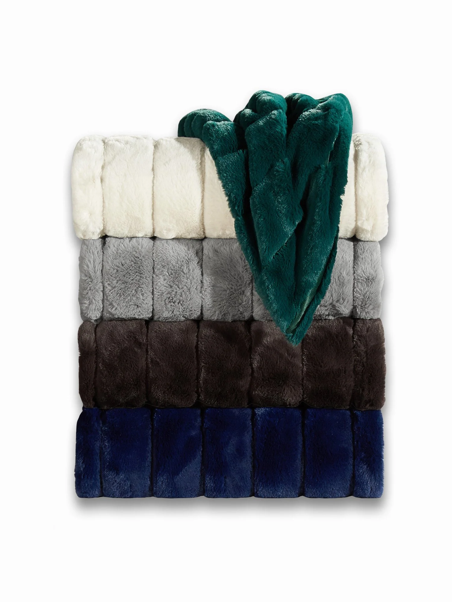 Faux-Fur Throw Blanket - NY&C x Chic Home - Image 9