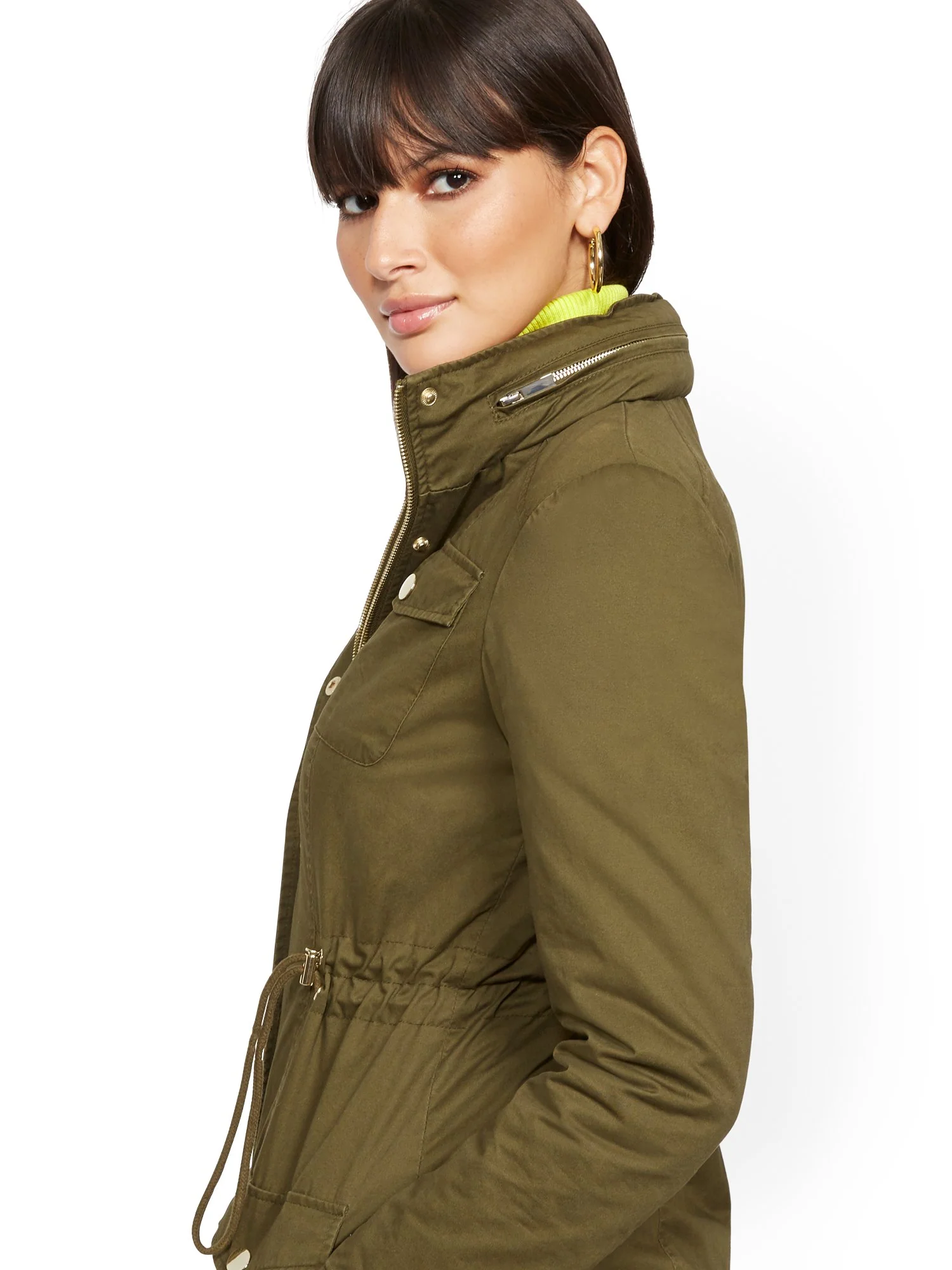 Faux Fur-Trim Sherpa-Lined Cozy Anorak - Image 13