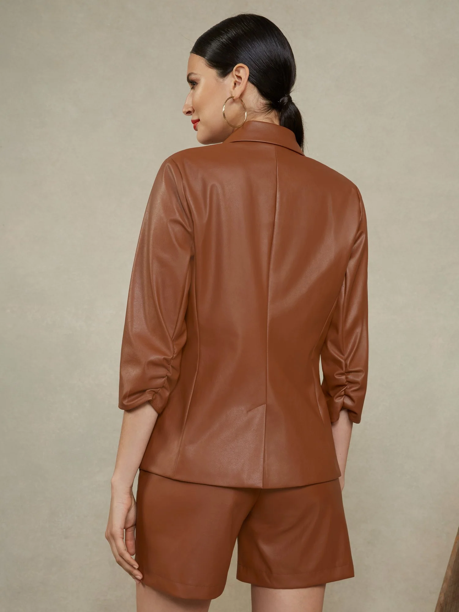 Faux-Leather Madie Jacket - 7th Avenue - Image 3
