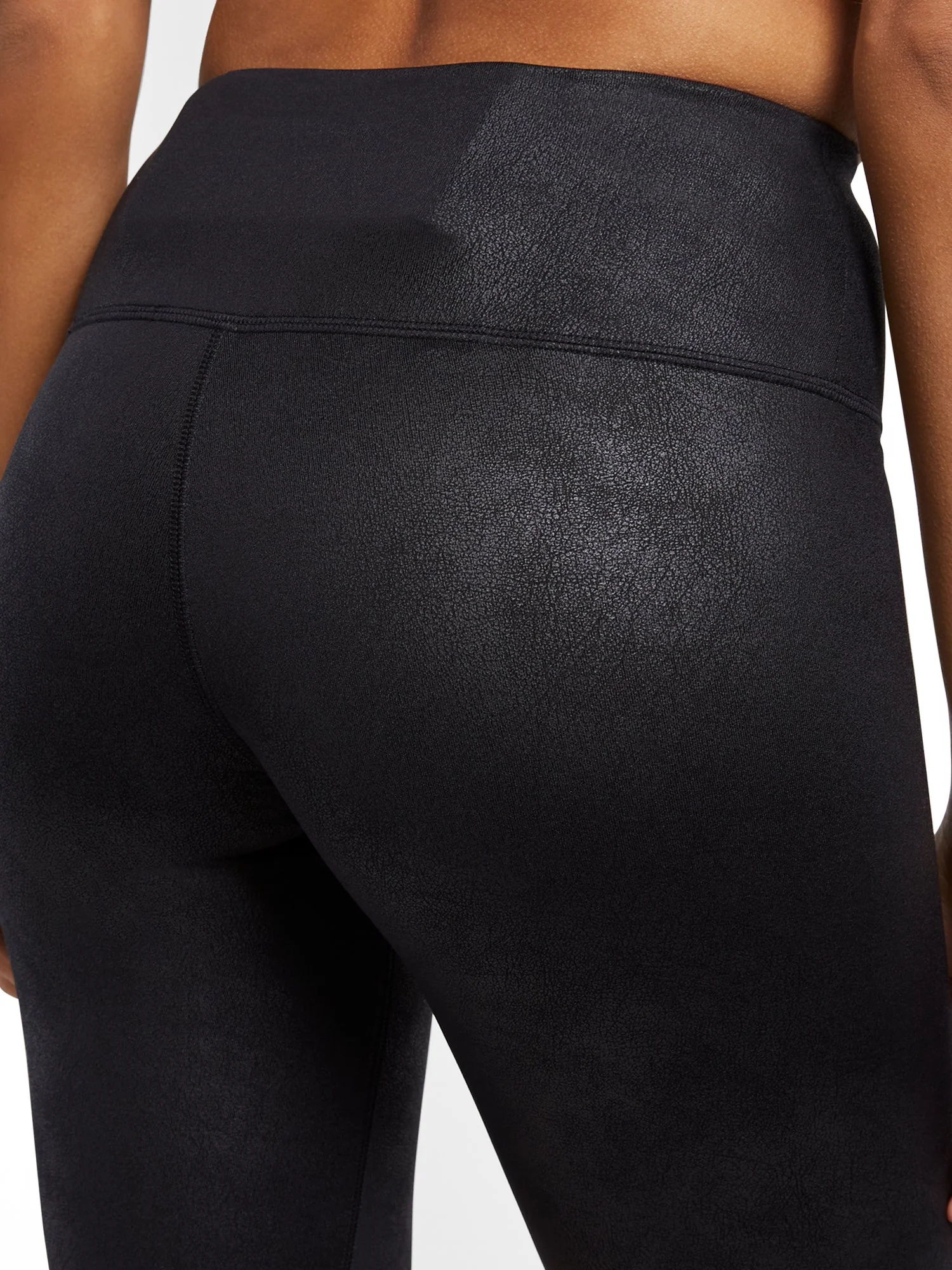 Faux-Leather Pocket Bike Short - Image 4