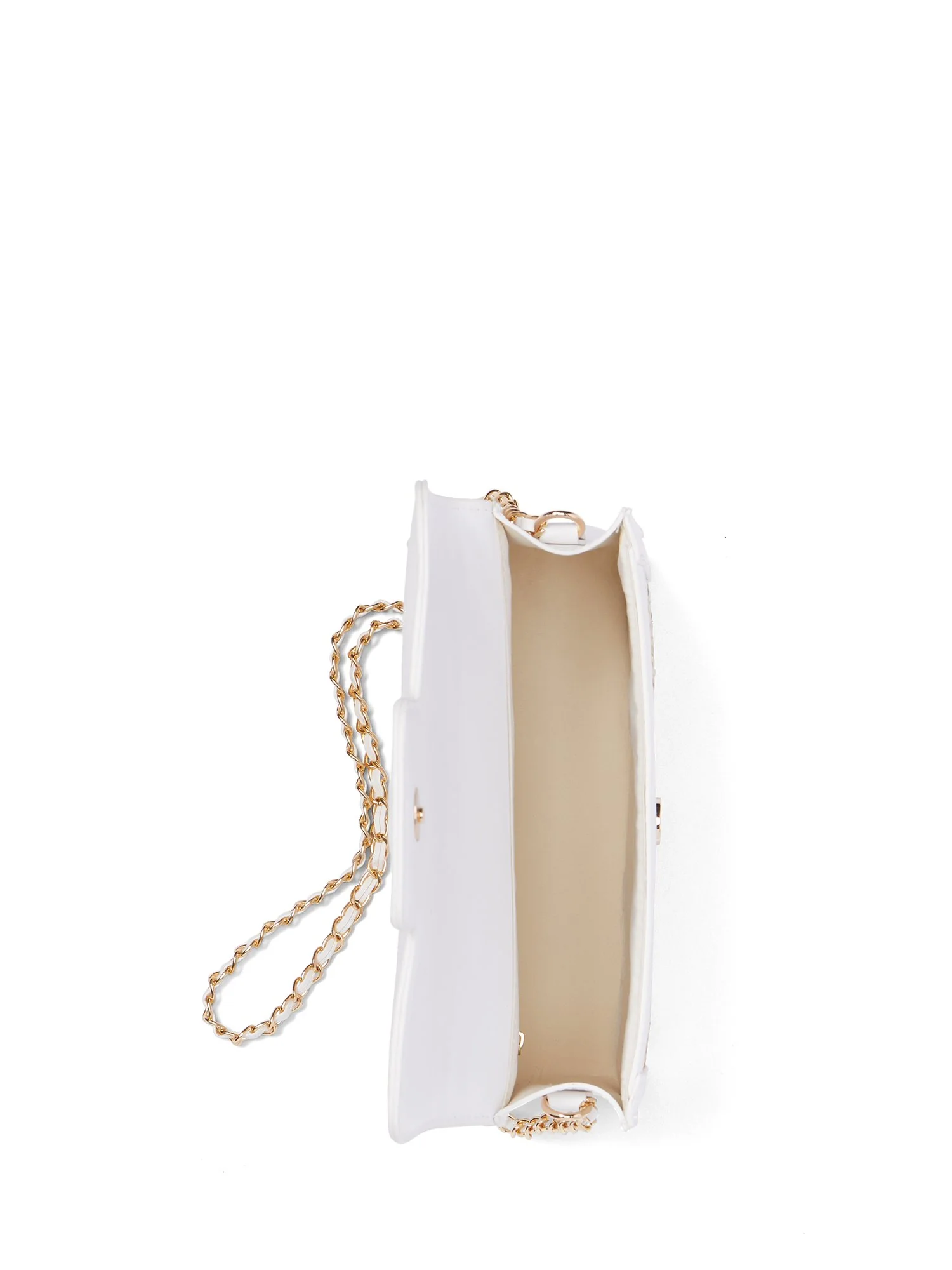 Faux-Leather Rattan Shoulder Bag - Image 2