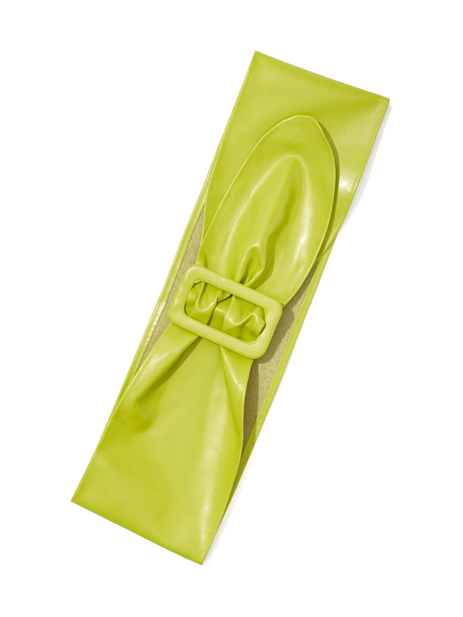 Faux-Leather Sash Belt - Image 3