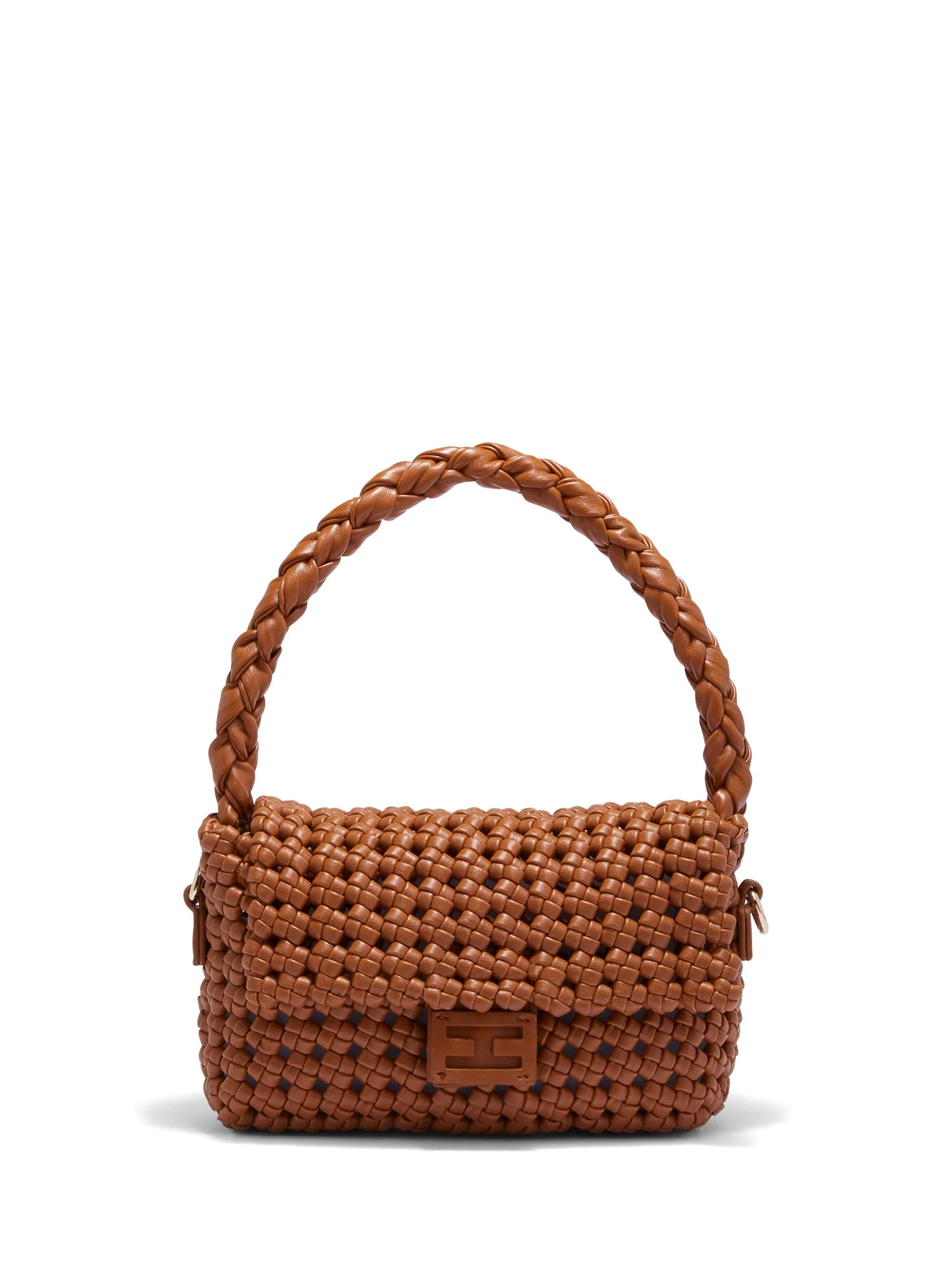 Urban Expressions Faux-Leather Woven Baguette Bag - Brands We Love