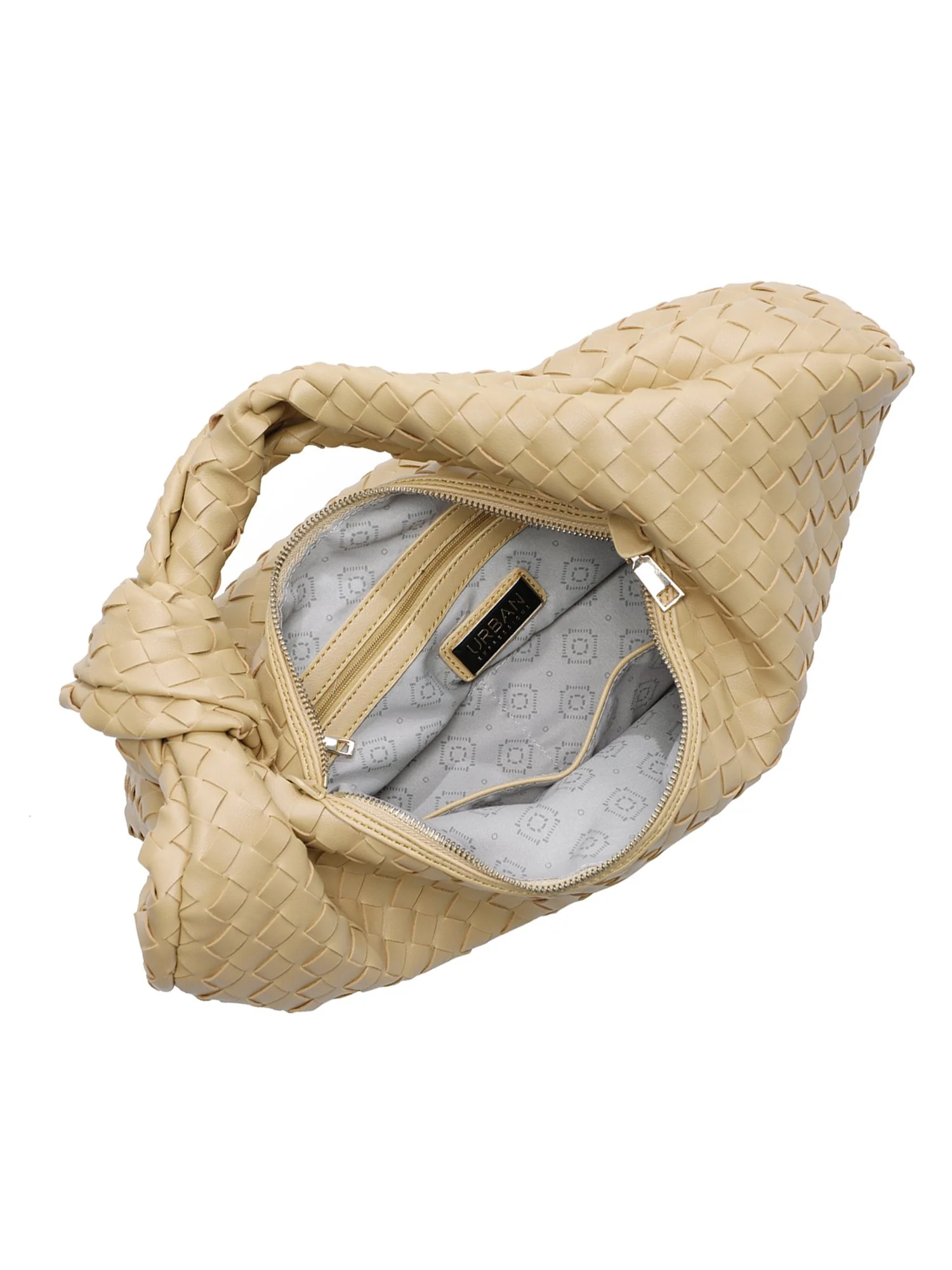 Urban Expressions Faux-Leather Woven Hobo Bag - Brands We Love - Image 3