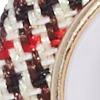 Faux-Pearl Plaid Post Earring - Image 2