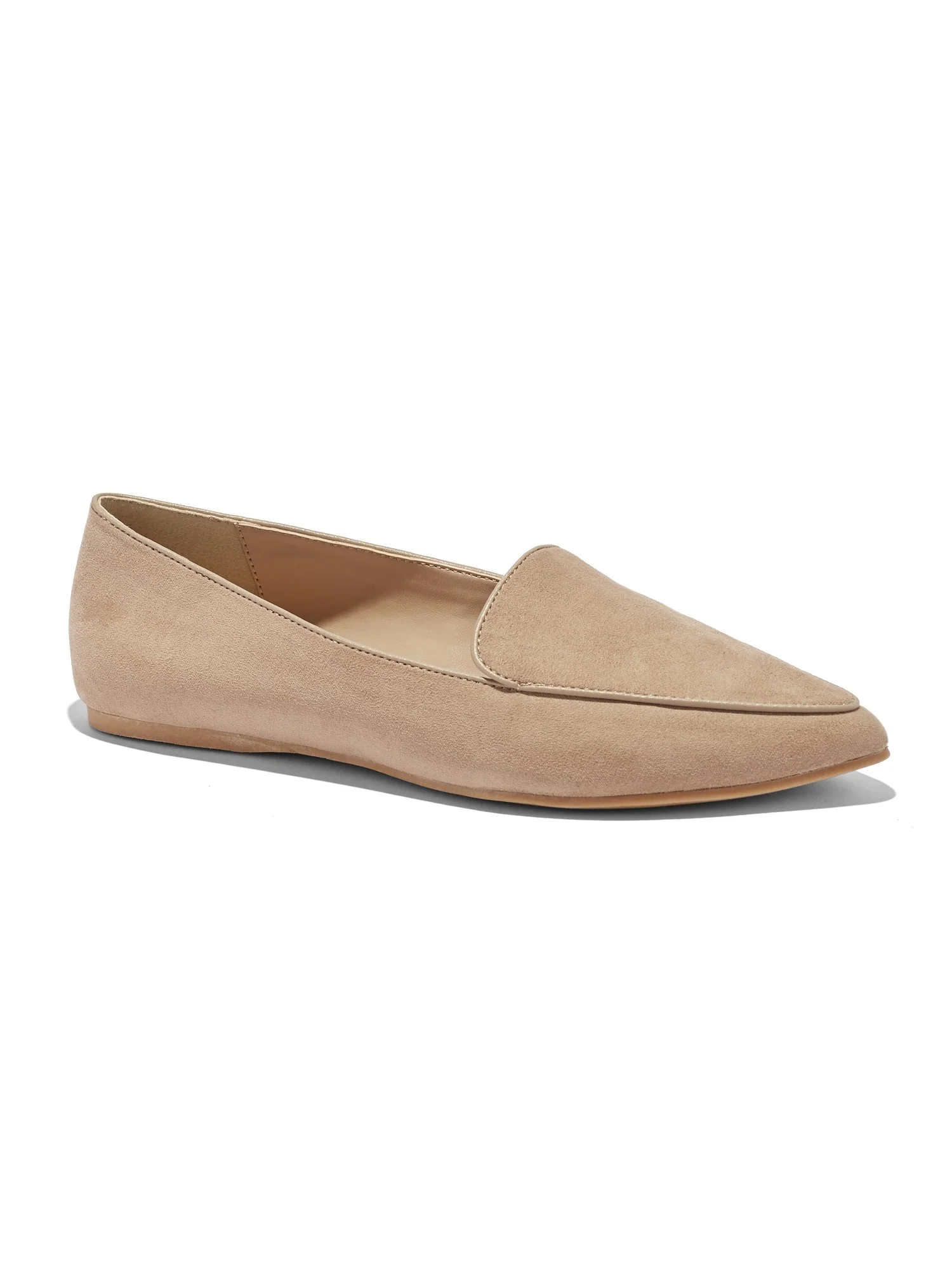 Faux-Suede Pointed-Toe Loafer - Image 4