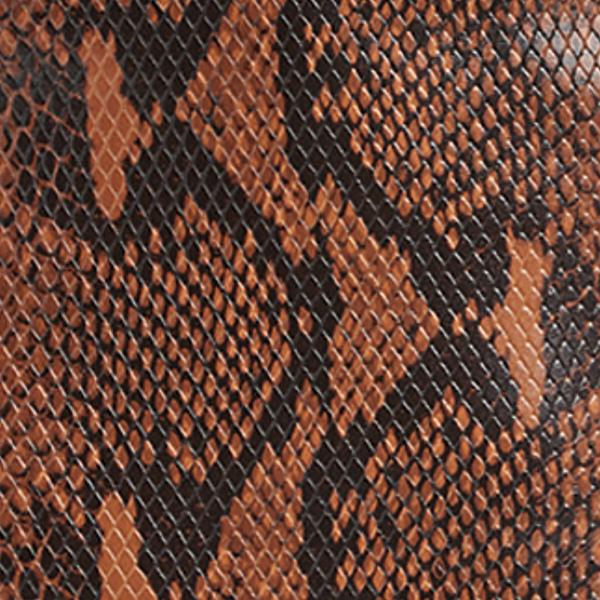 Fawn Snake Print Mid Wide Calf Slouch Boots - Image 8