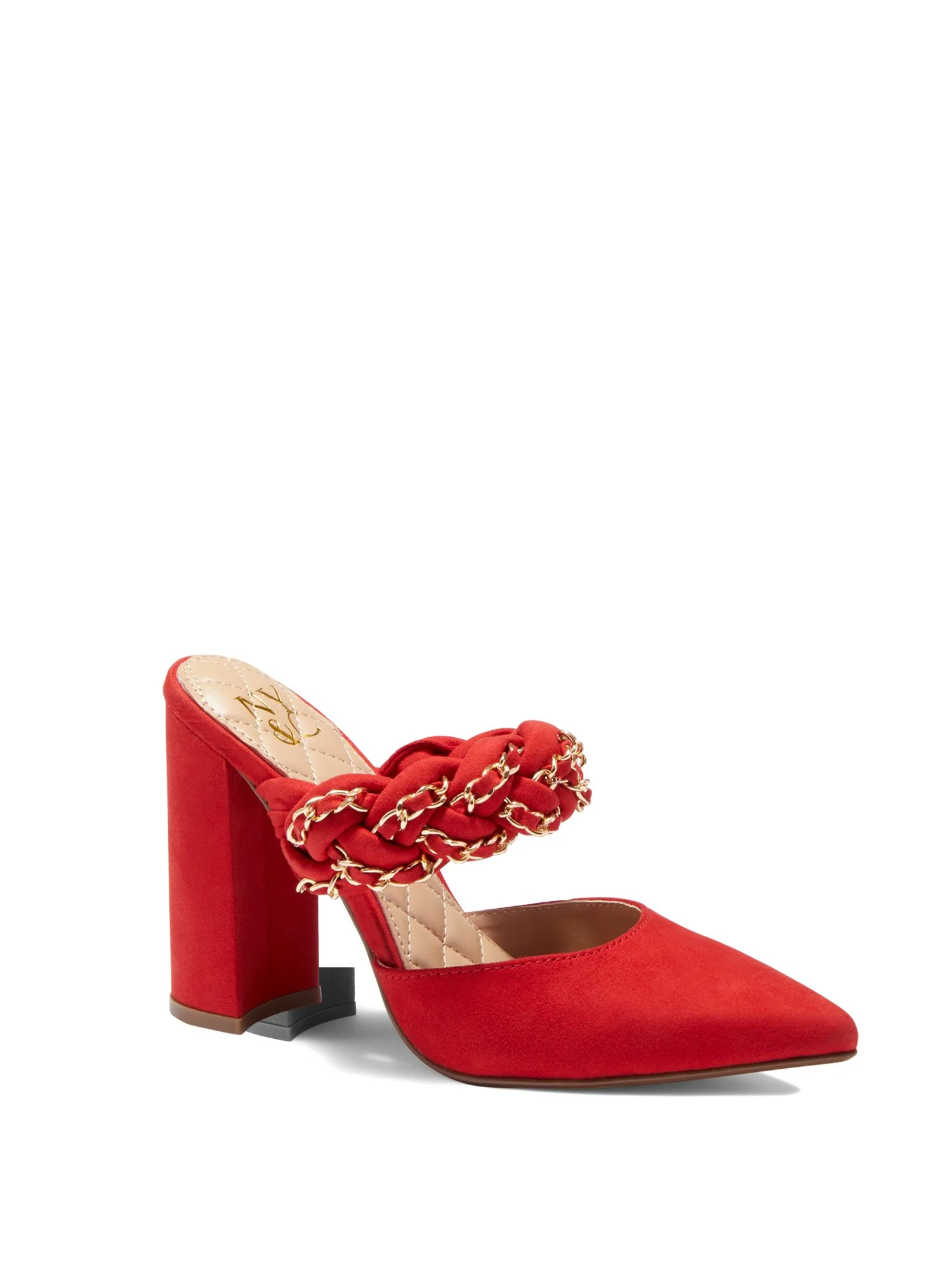 Faye Chain Block-Heel Mule - Image 3