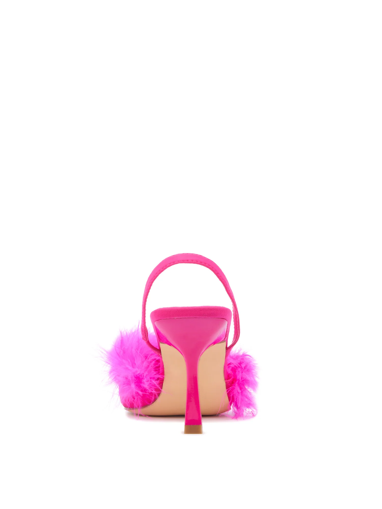 Feather-Embellished Slingback Heel - Image 2