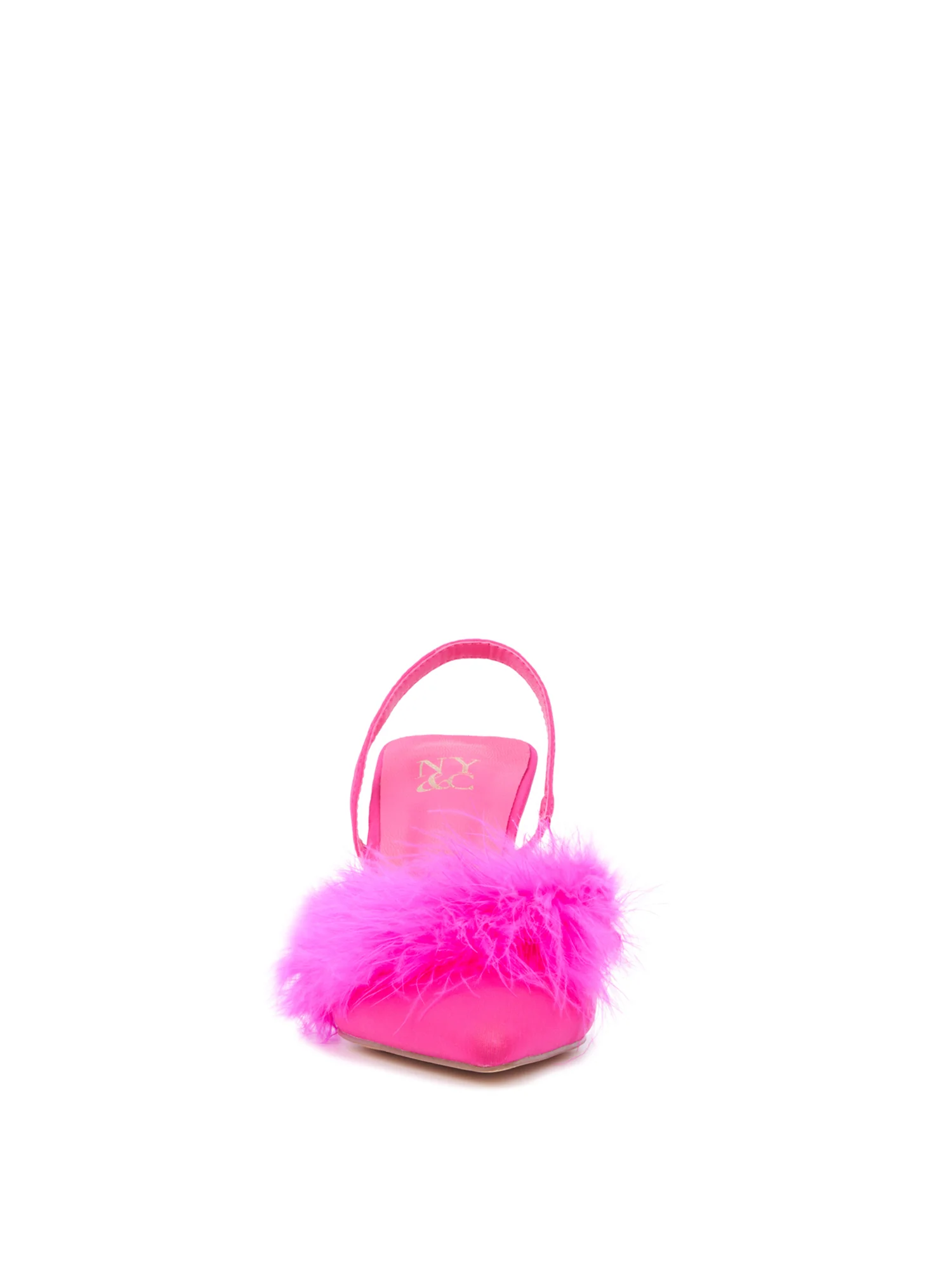 Feather-Embellished Slingback Heel - Image 4