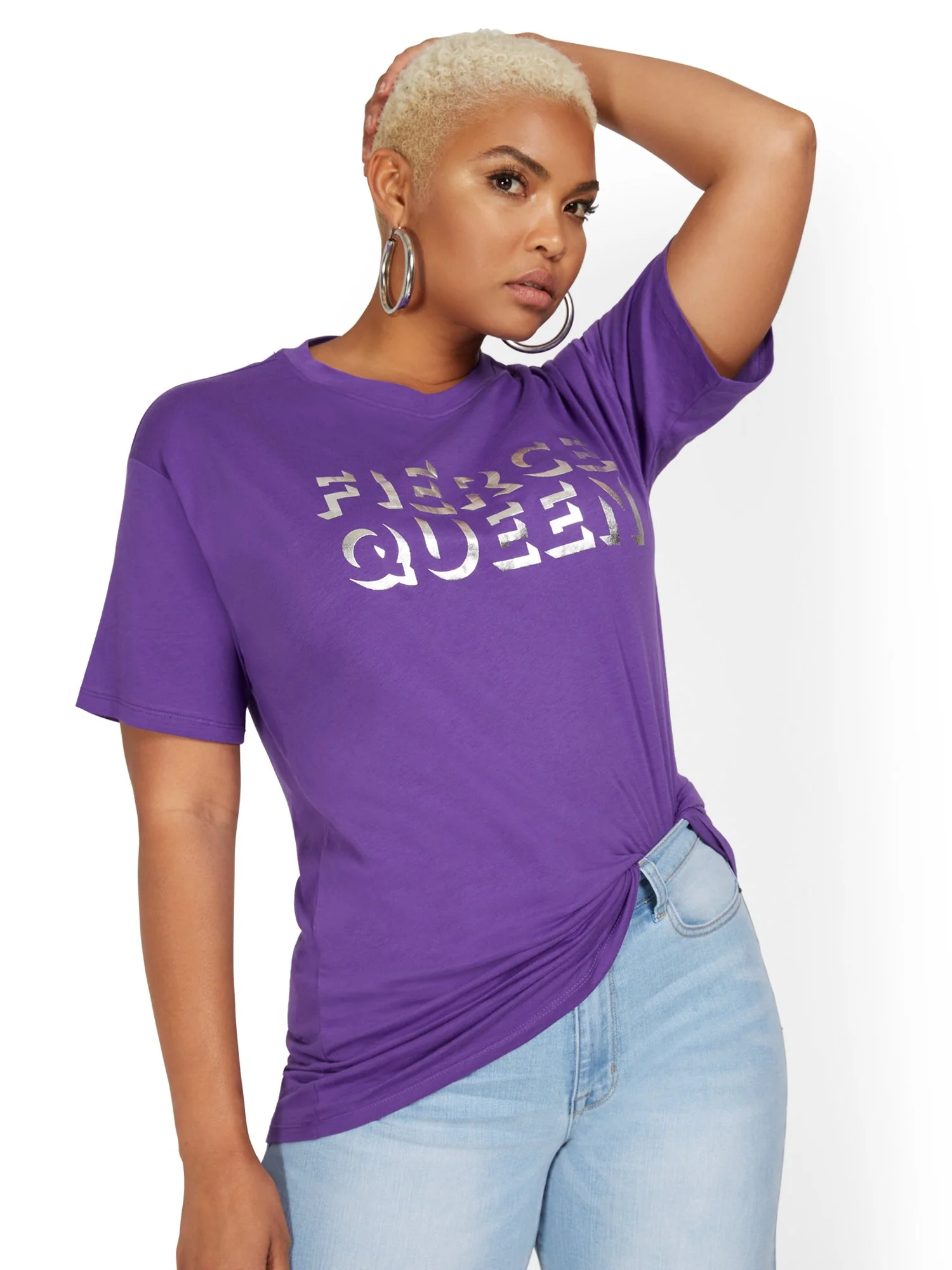 Fierce Queen Oversized Graphic Tee