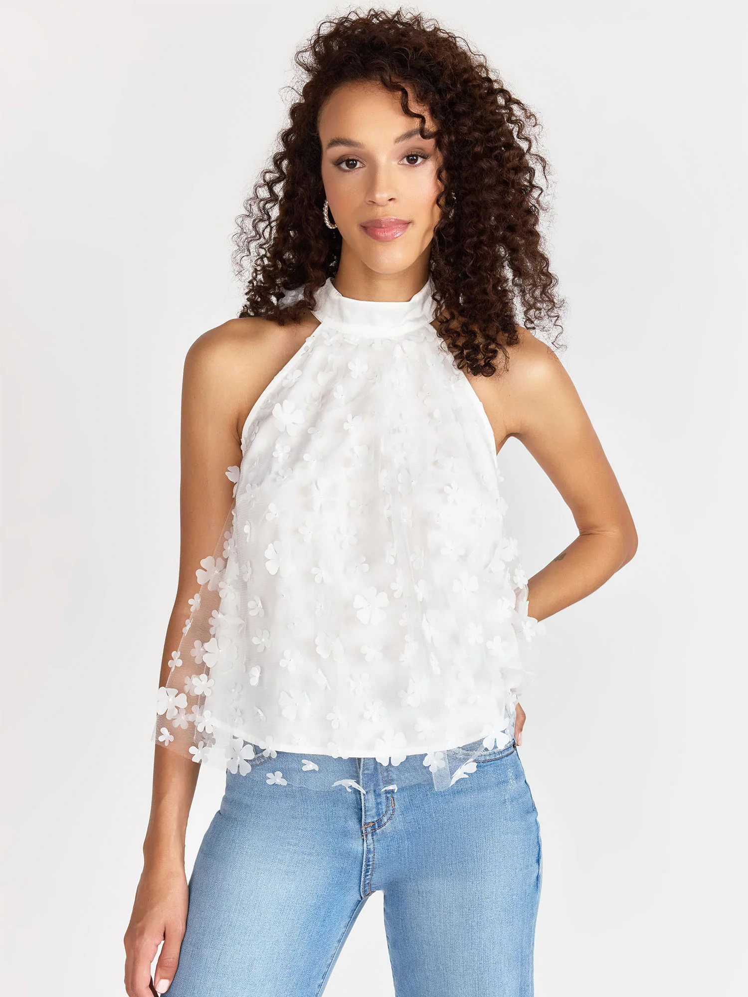 Floral Applique Top - Lena - Image 2