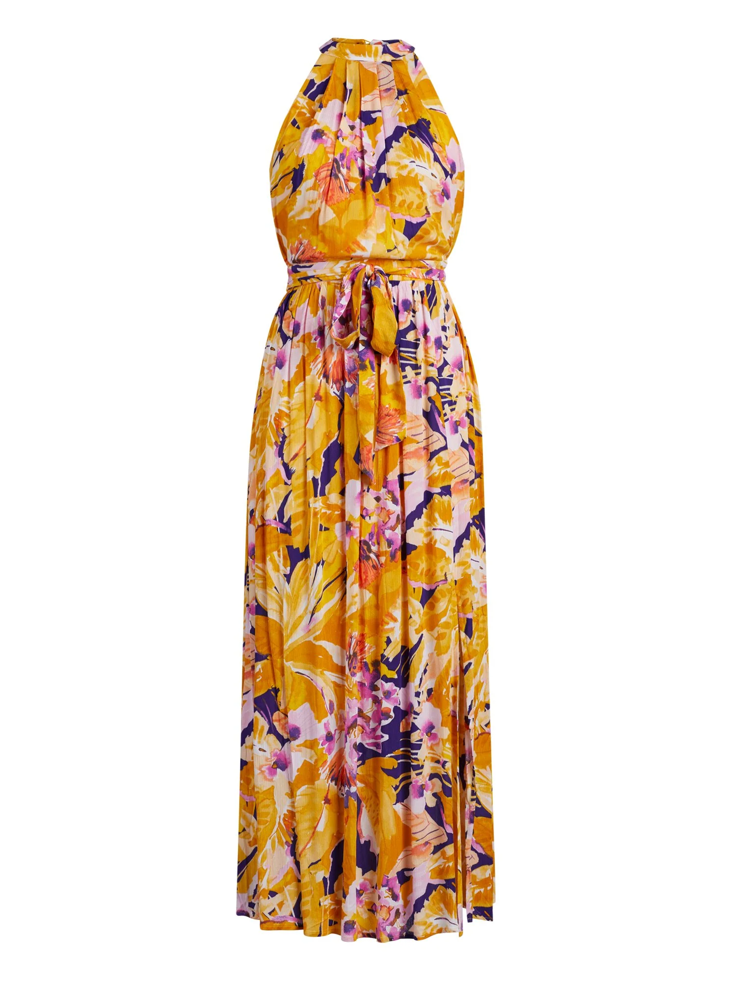 Floral Halter Maxi Dress - Image 2