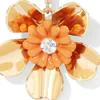 Floral Linear Drop Earring - Image 2