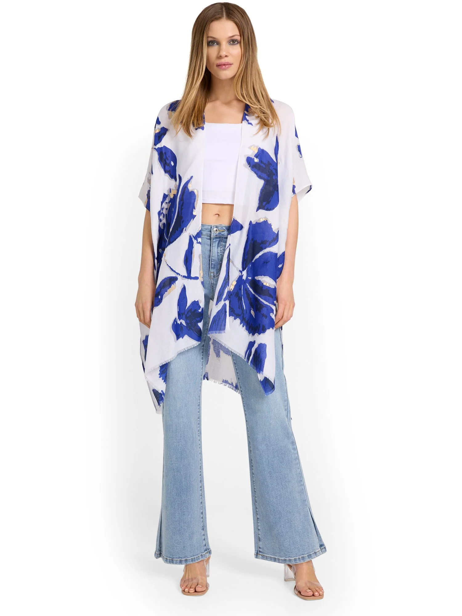 Justin Taylor Floral-Print Kimono - Brands We Love - Image 2