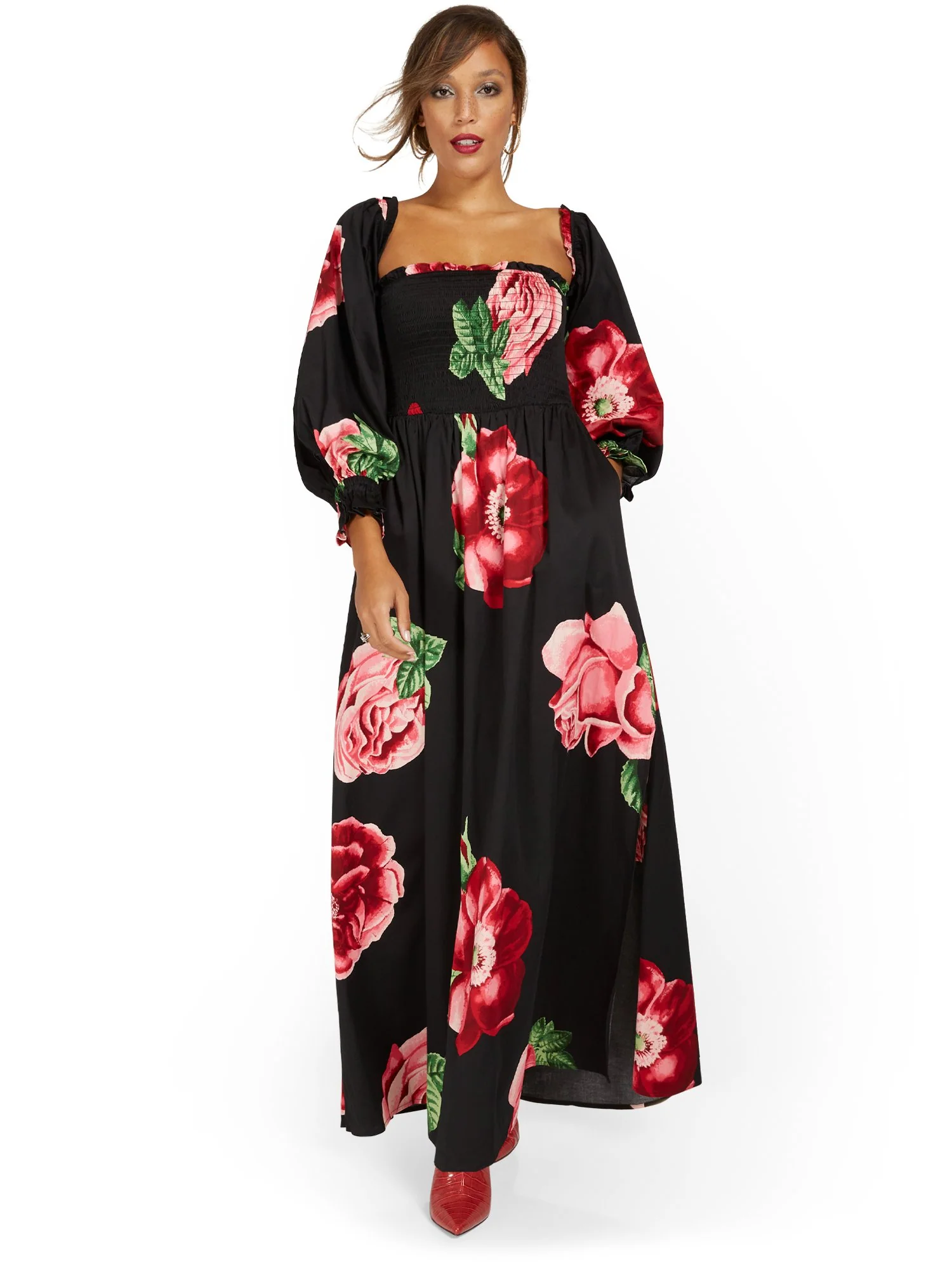 Floral-Print Maxi Dress - Image 4