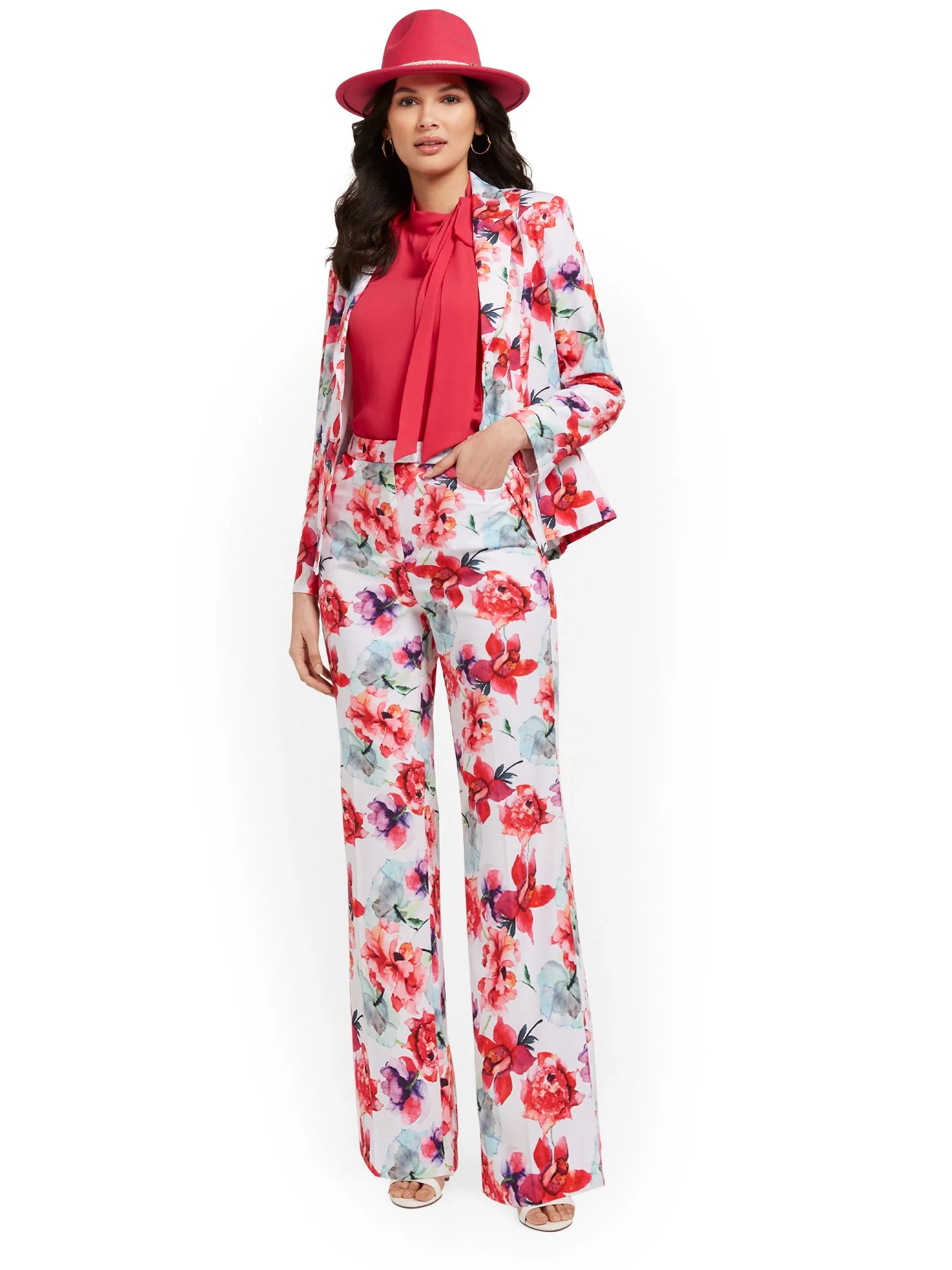 Floral-Print Palazzo Pant - Image 4