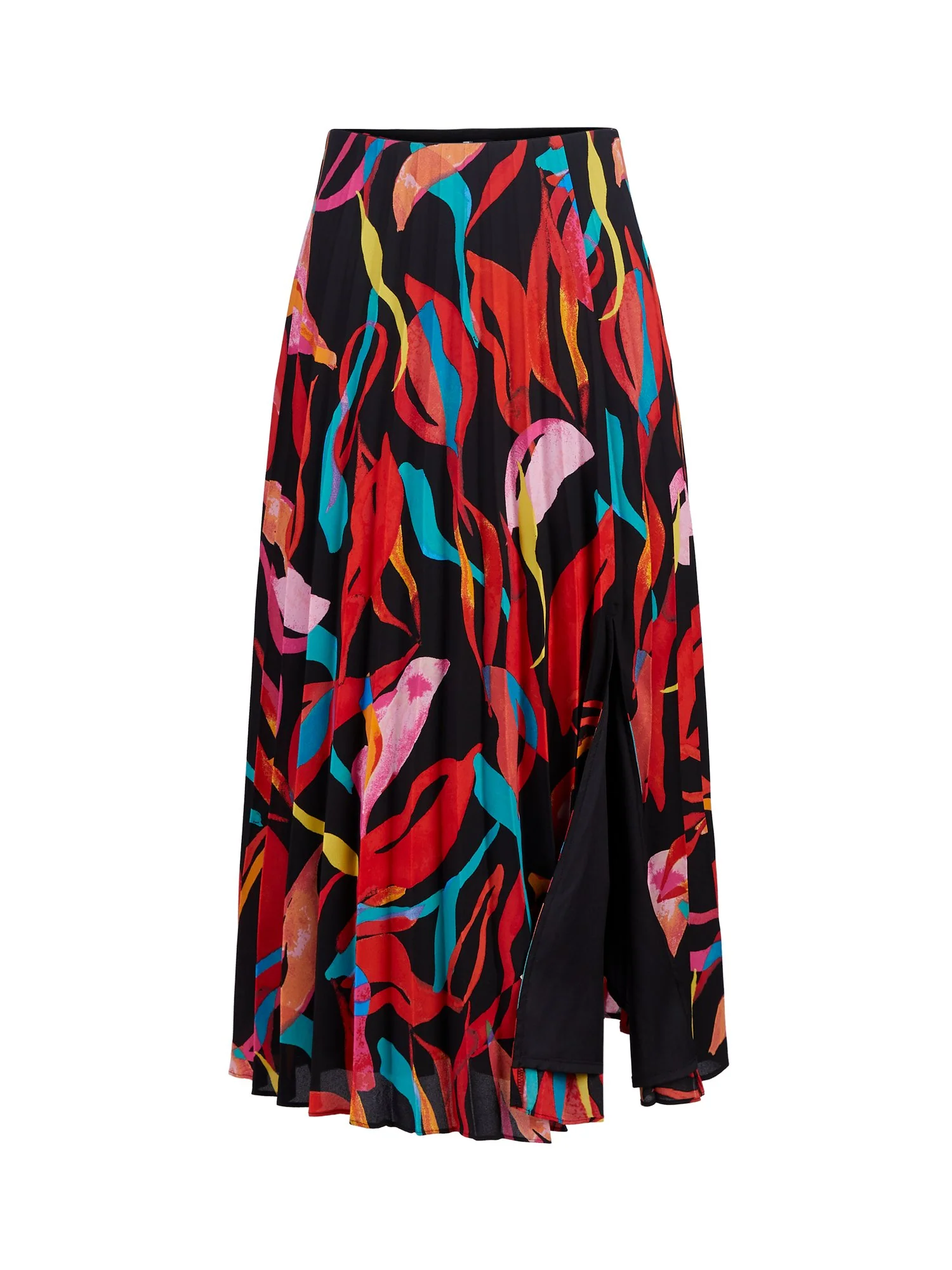 Floral-Print Pleated Skirt - Image 4