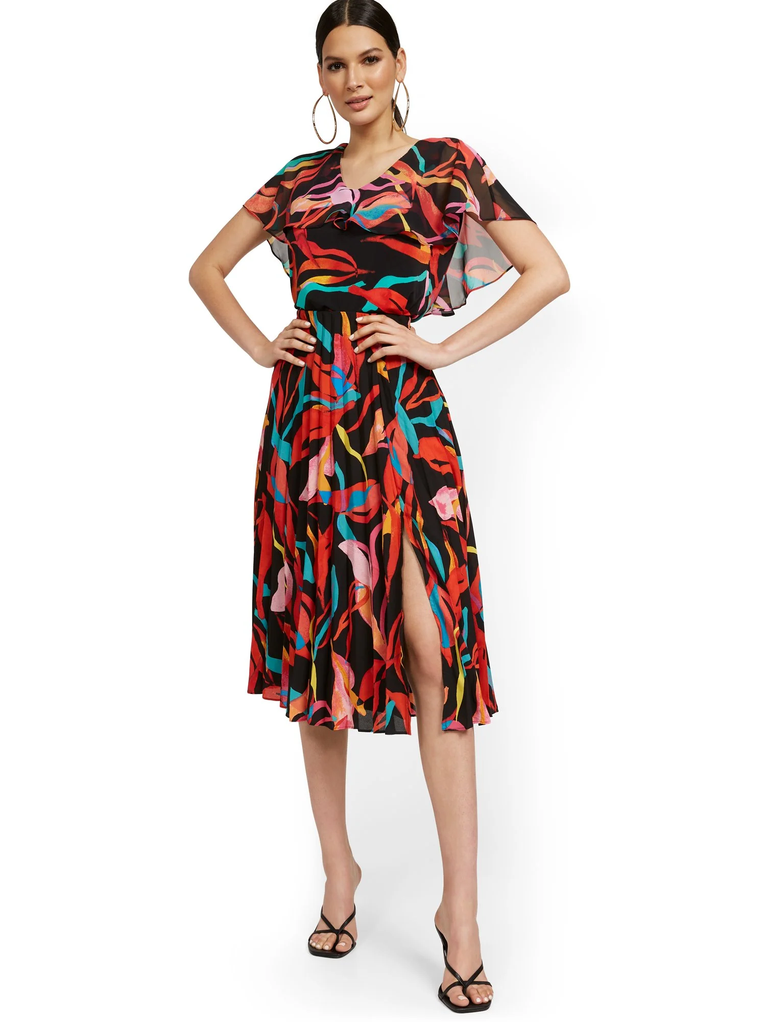 Floral-Print Pleated Skirt - Image 5