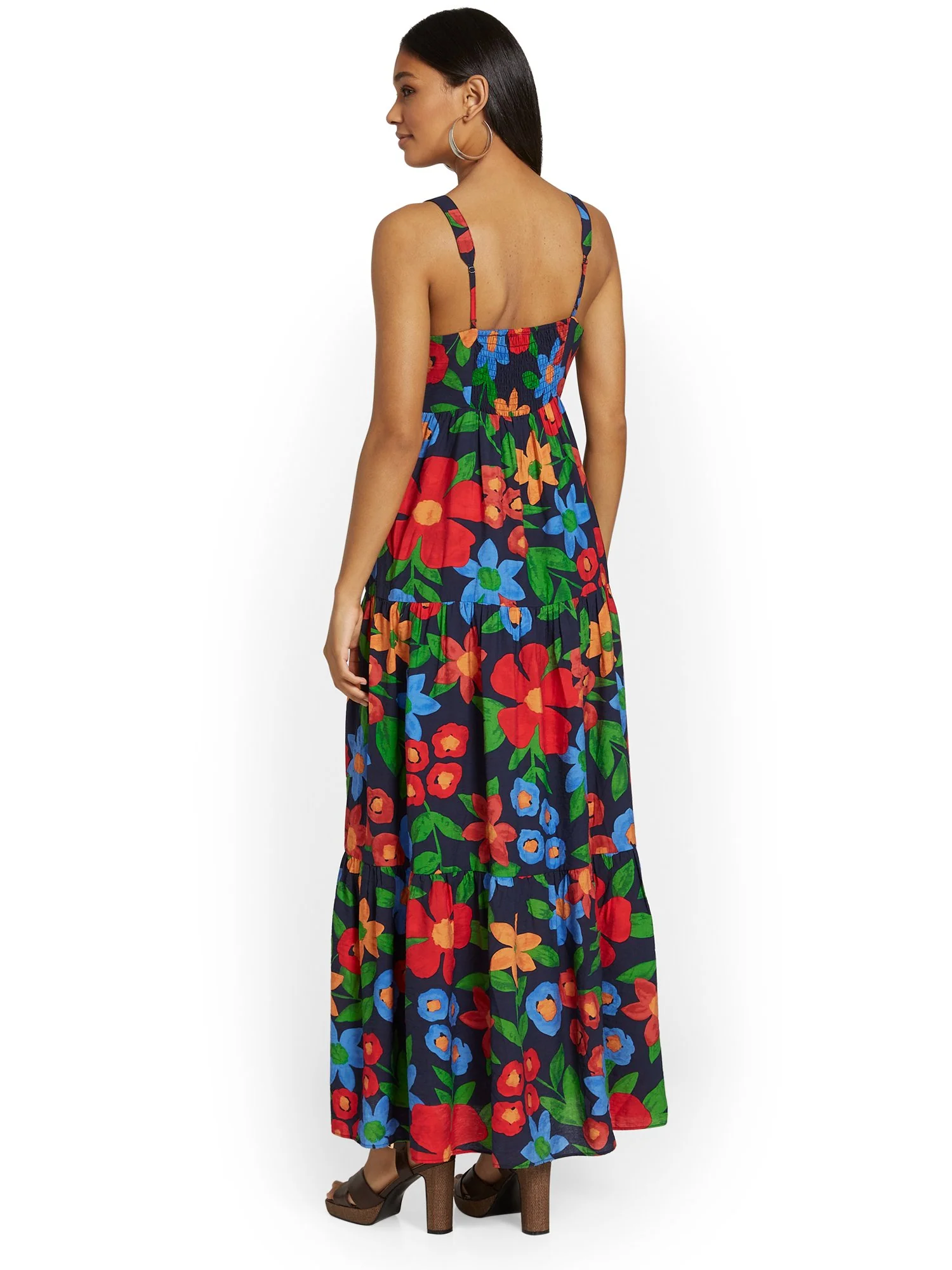 Skies Are Blue Floral-Print Tiered Maxi Dress - Brands We Love - Image 3