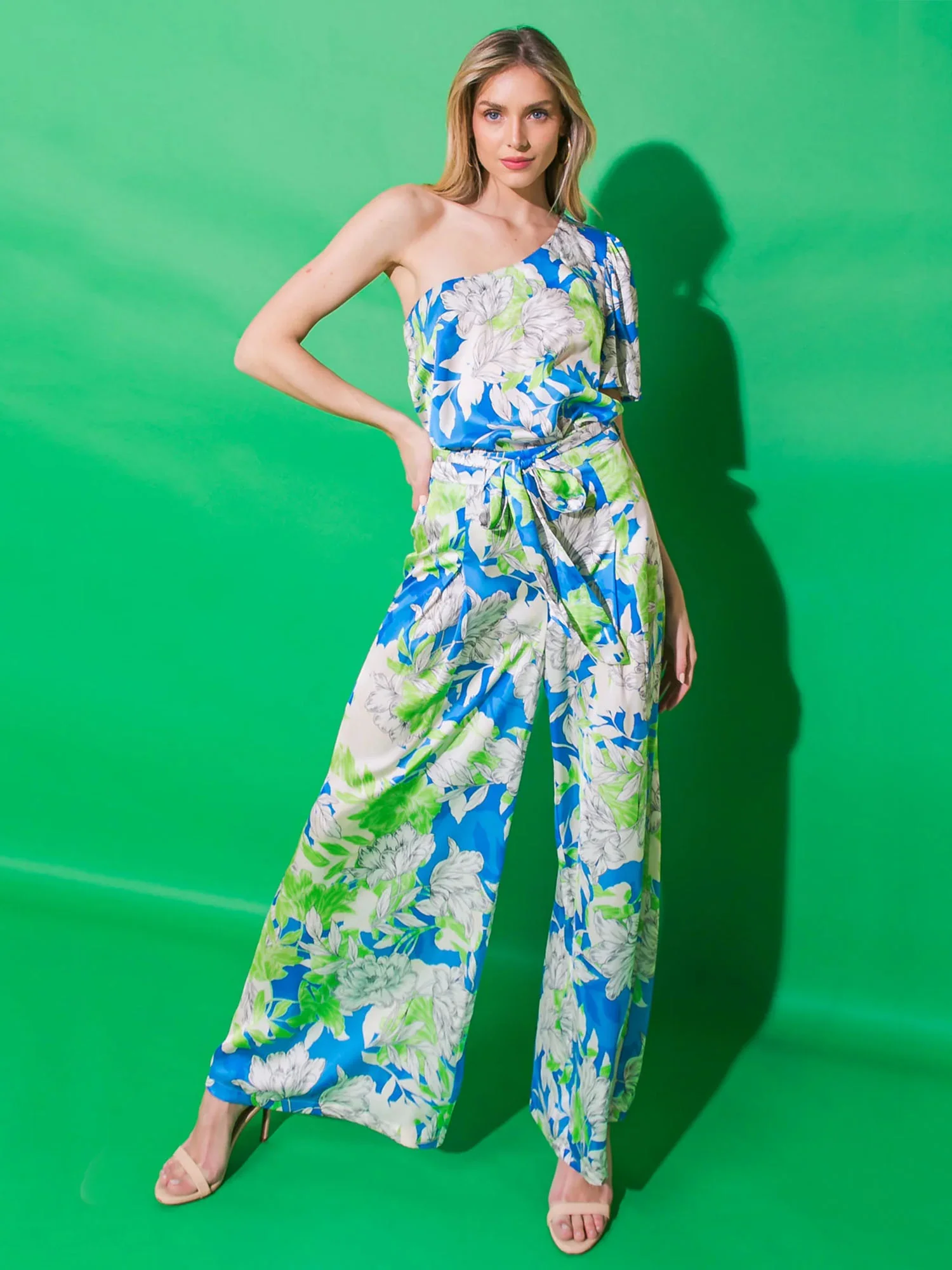 Flying Tomato Floral Print Wide-Leg Satin Pant - Brands We Love - Image 4