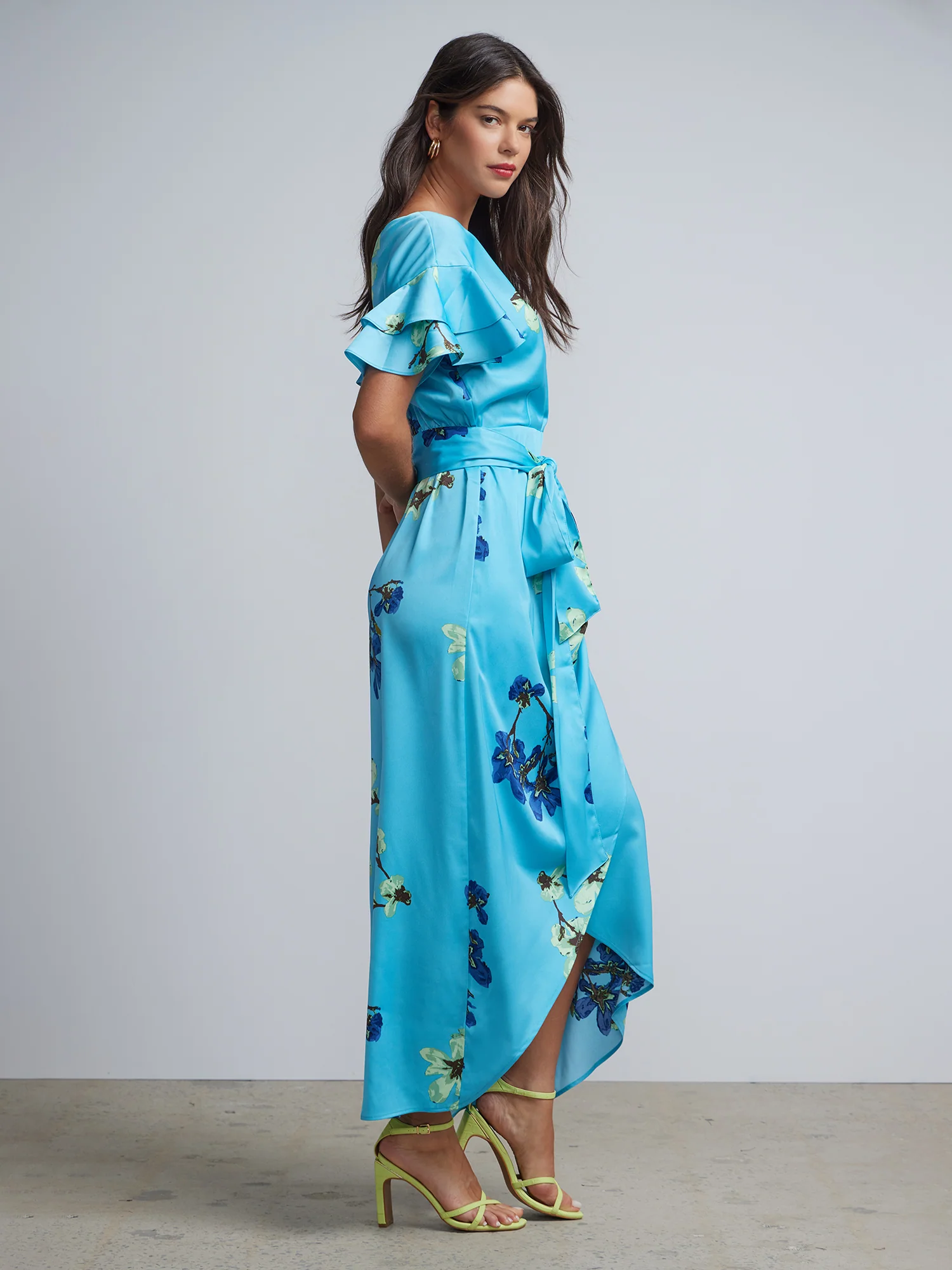 Floral-Print Wrap Dress - Image 2