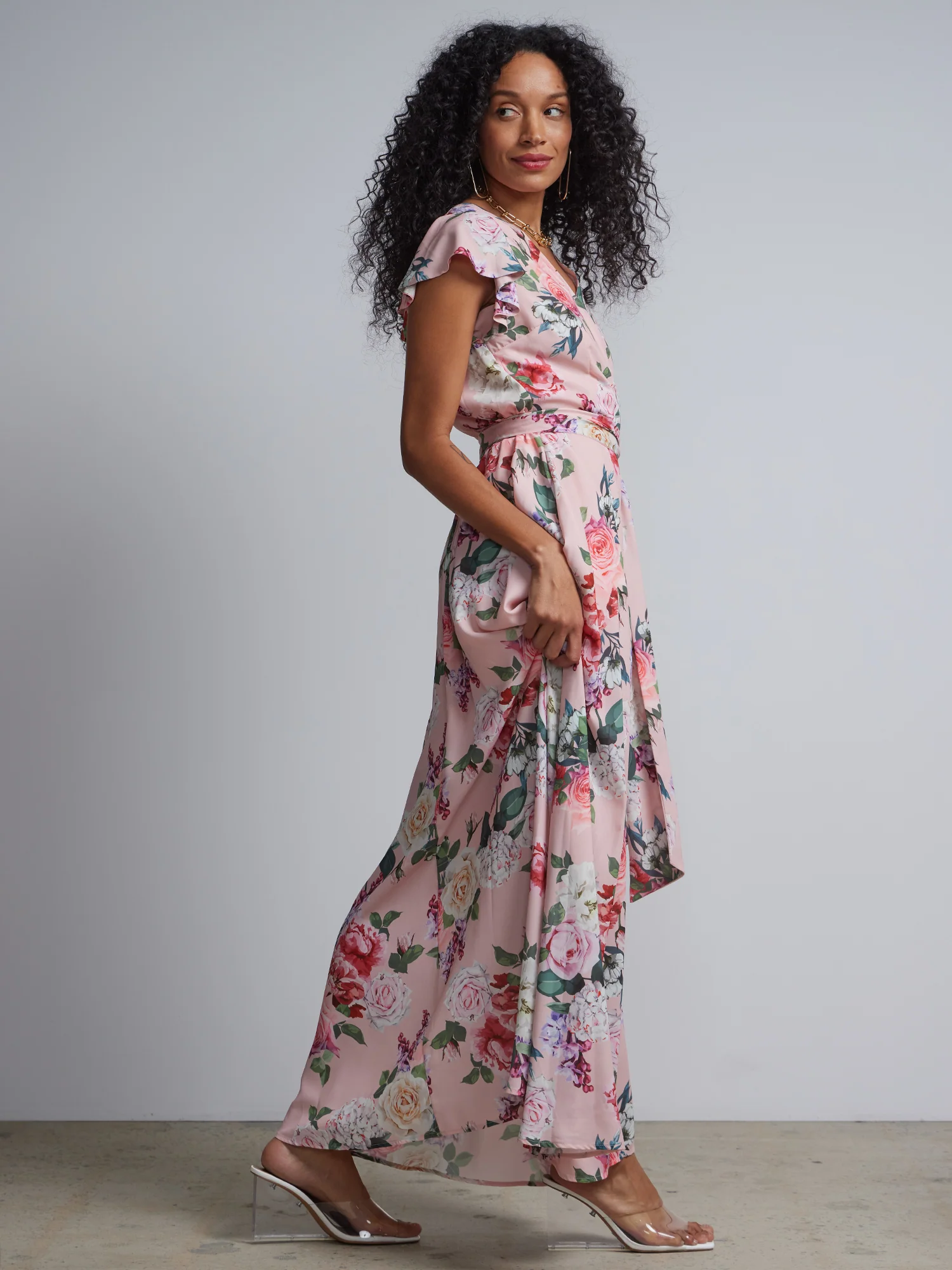 Floral-Print Wrap Maxi Dress - Image 2