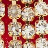 Floral Rhinestone Drop Earrings - Image 8