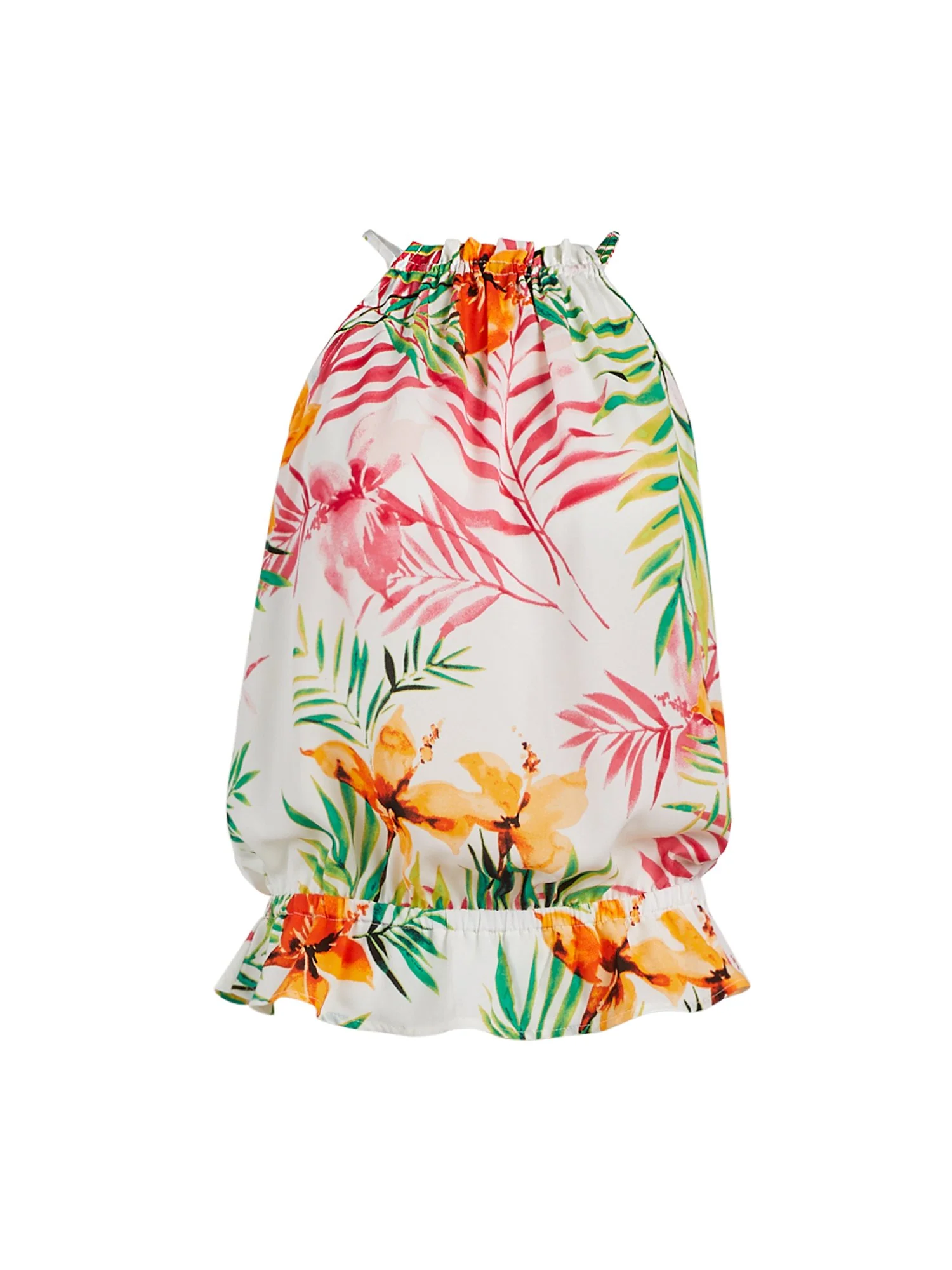 Floral Shirred Halter Top - 7th Avenue - Image 6