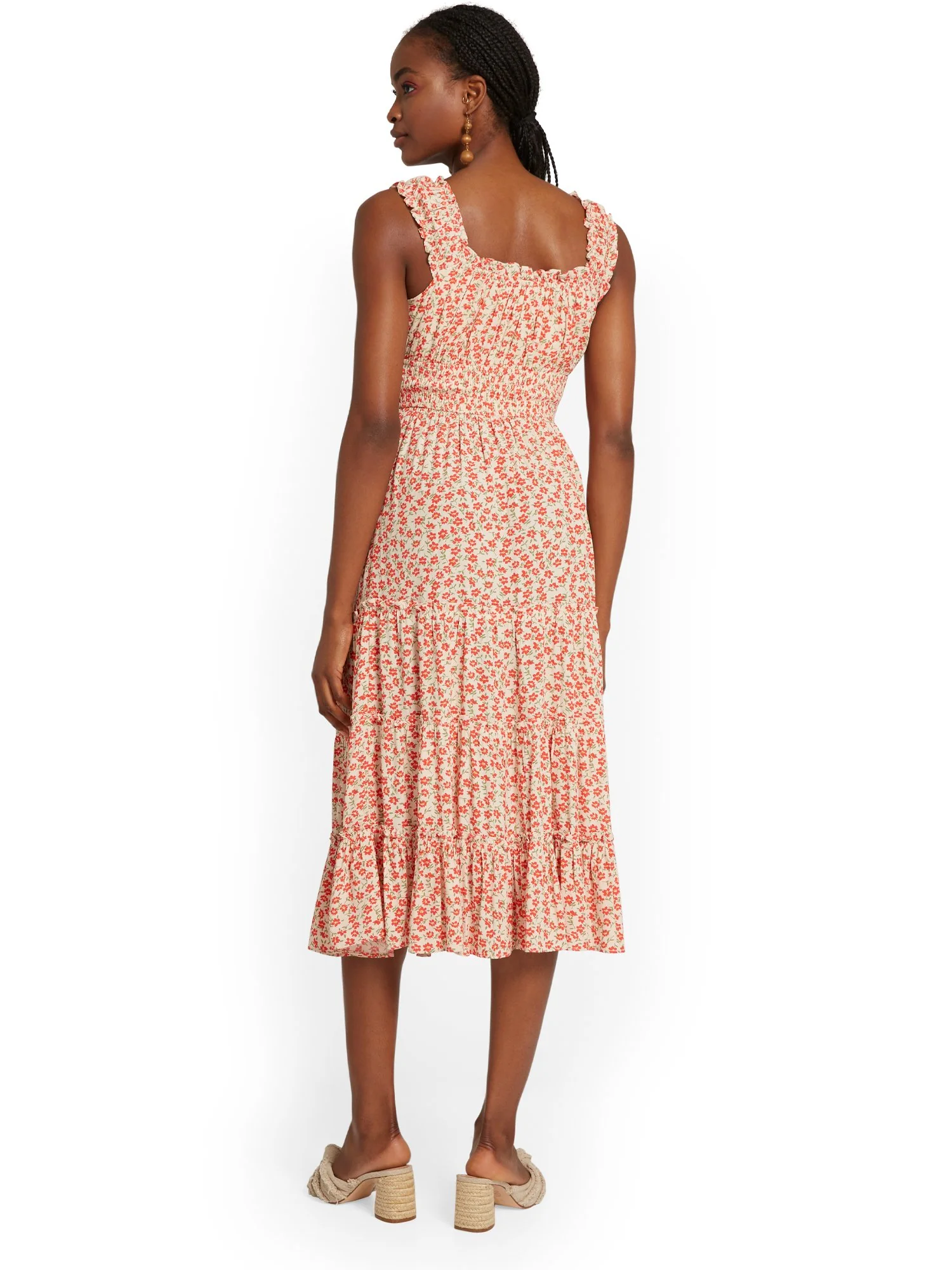 In The Beginning Floral Smock-Waist Dress - Brands We Love - Image 3