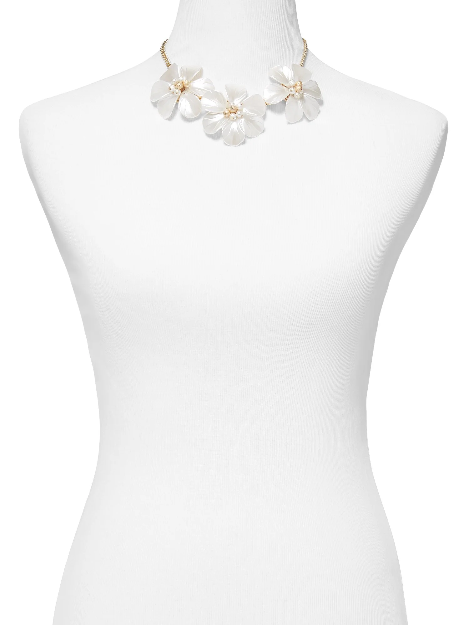 Floral Statement Necklace - Image 2