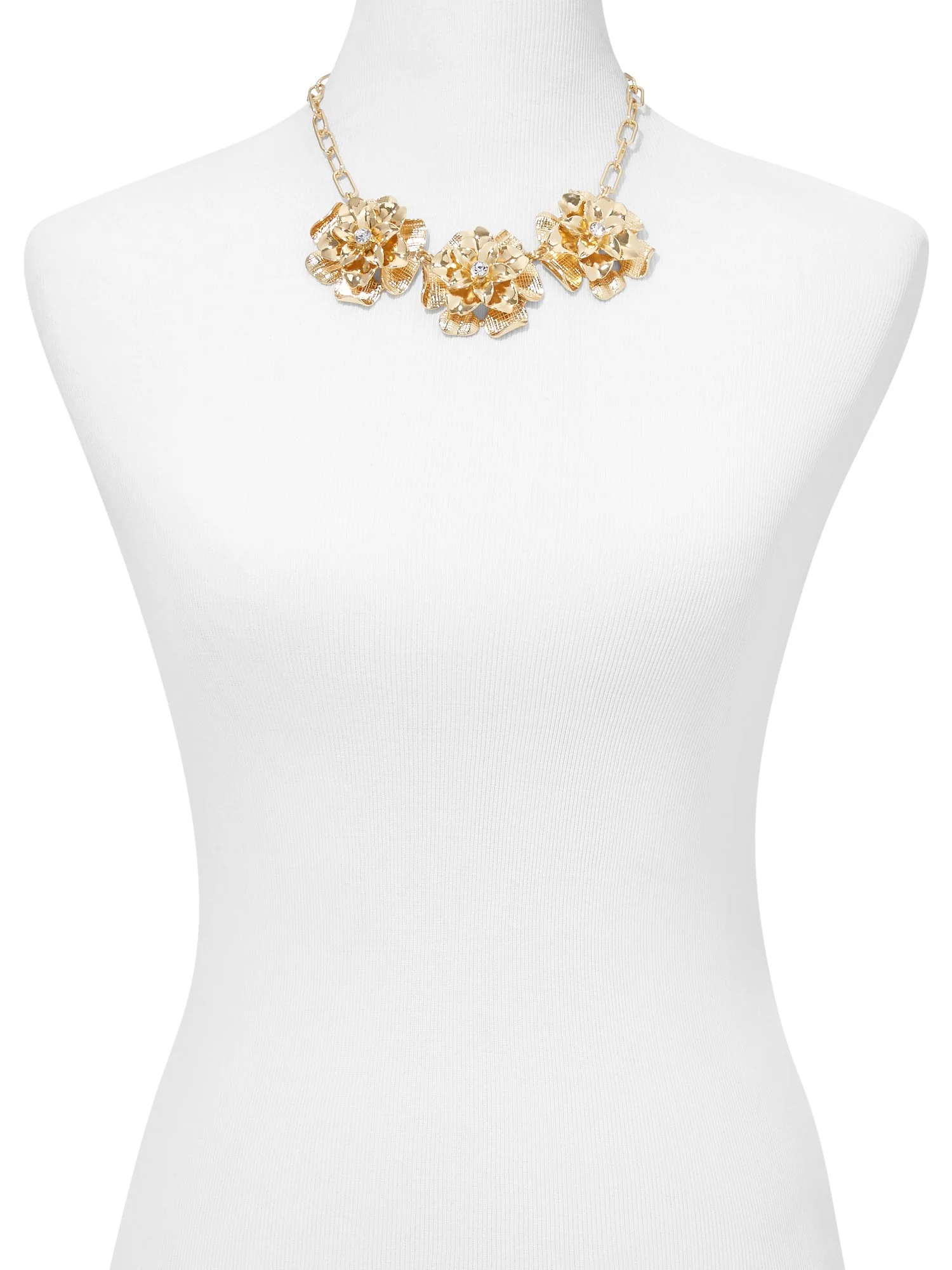 Floral Statement Necklace - Image 2
