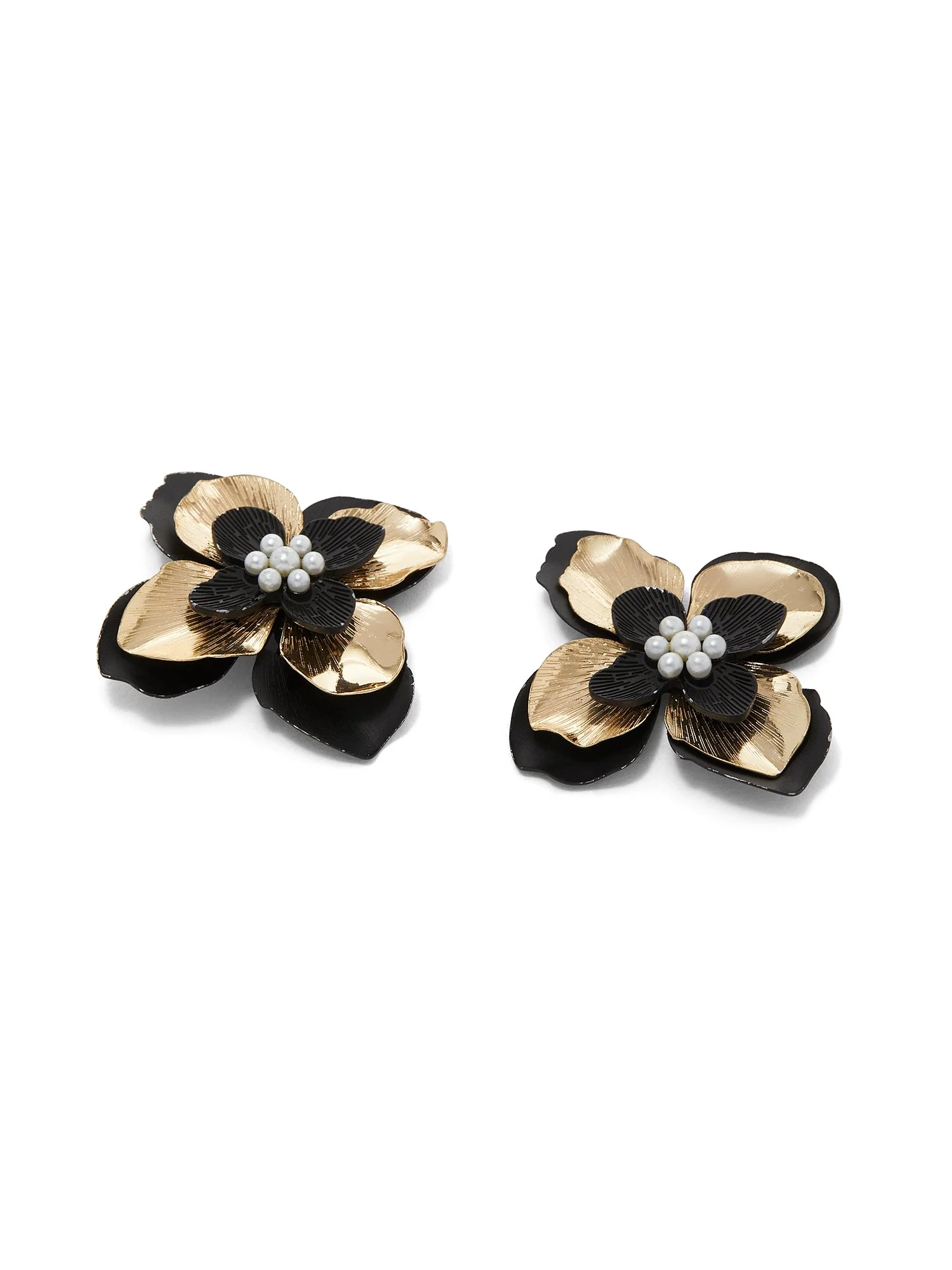 Floral Stud Earrings - Image 2