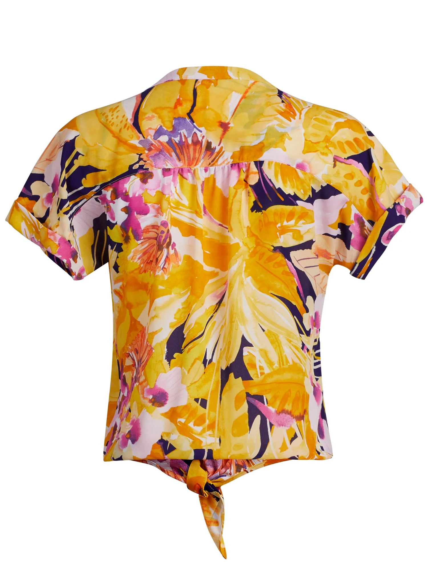 Floral Tie-Front Shirt - Image 6